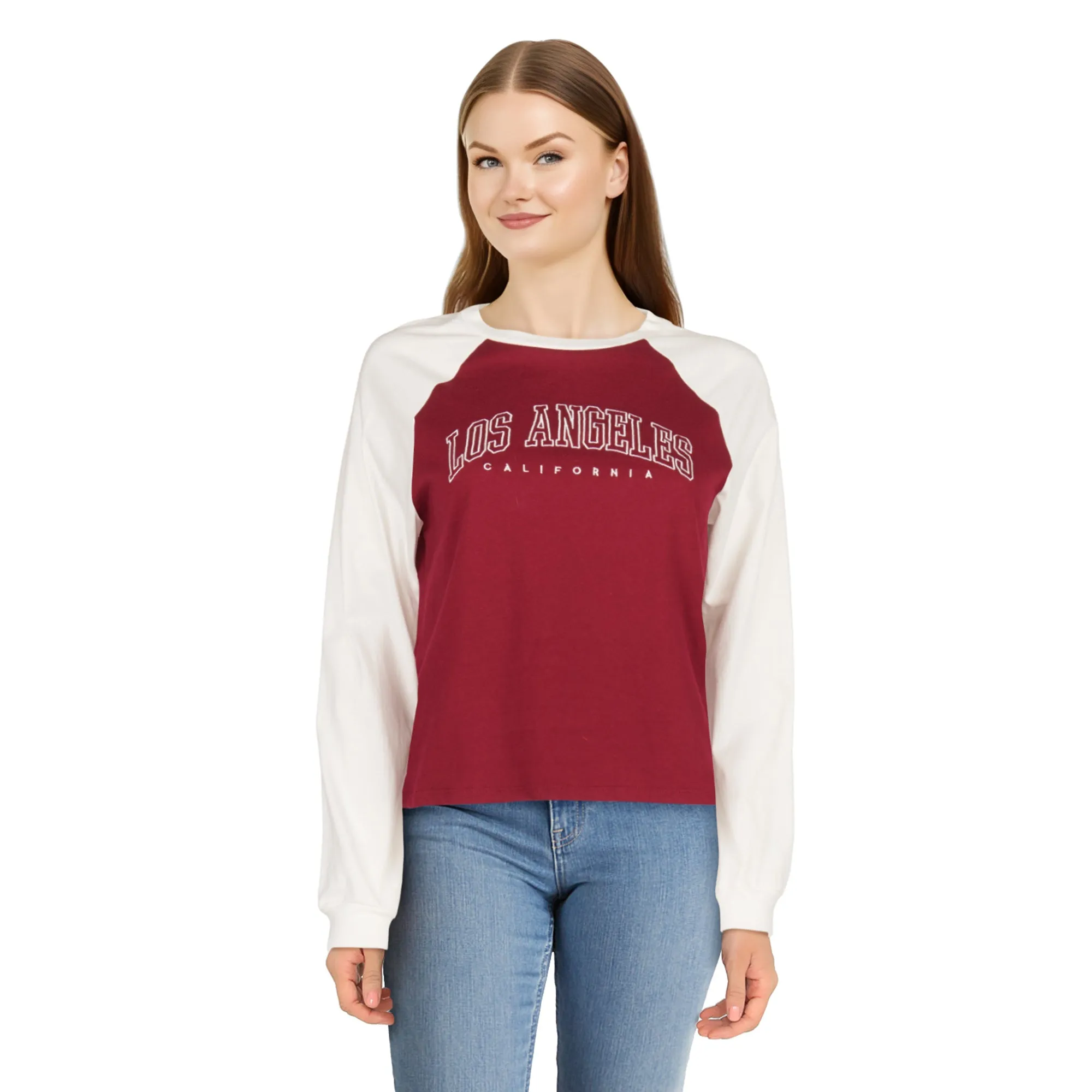 Women's 'Los Angeles' Long Sleeve Top sold by Giant Tiger