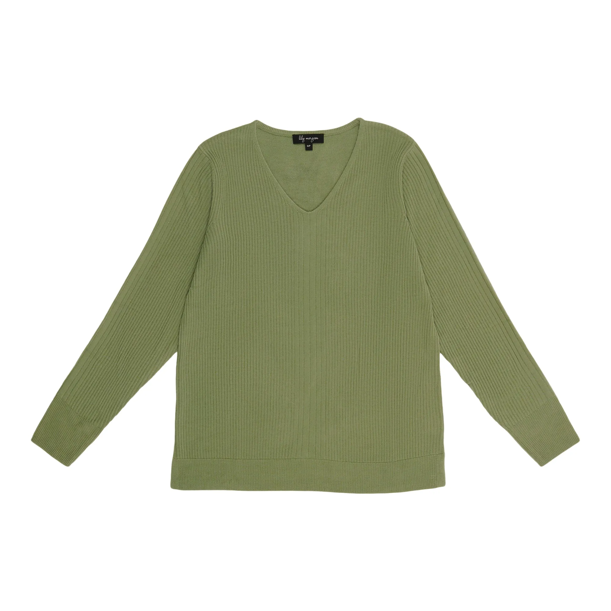 lily morgan Women's Ribbed V-Neck Top sold by Giant Tiger product image thumbnail 4