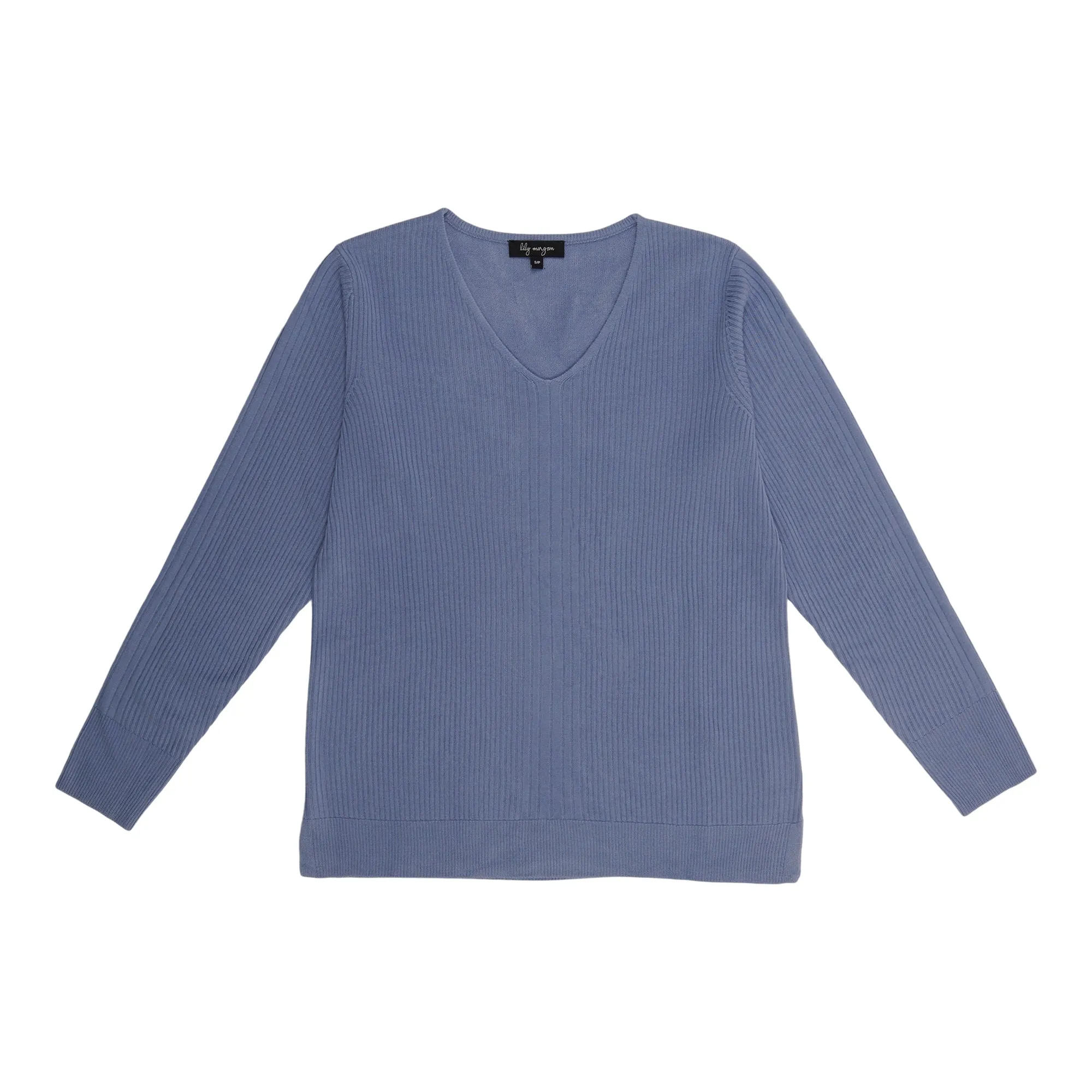 lily morgan Women's Ribbed V-Neck Top sold by Giant Tiger product image thumbnail 3