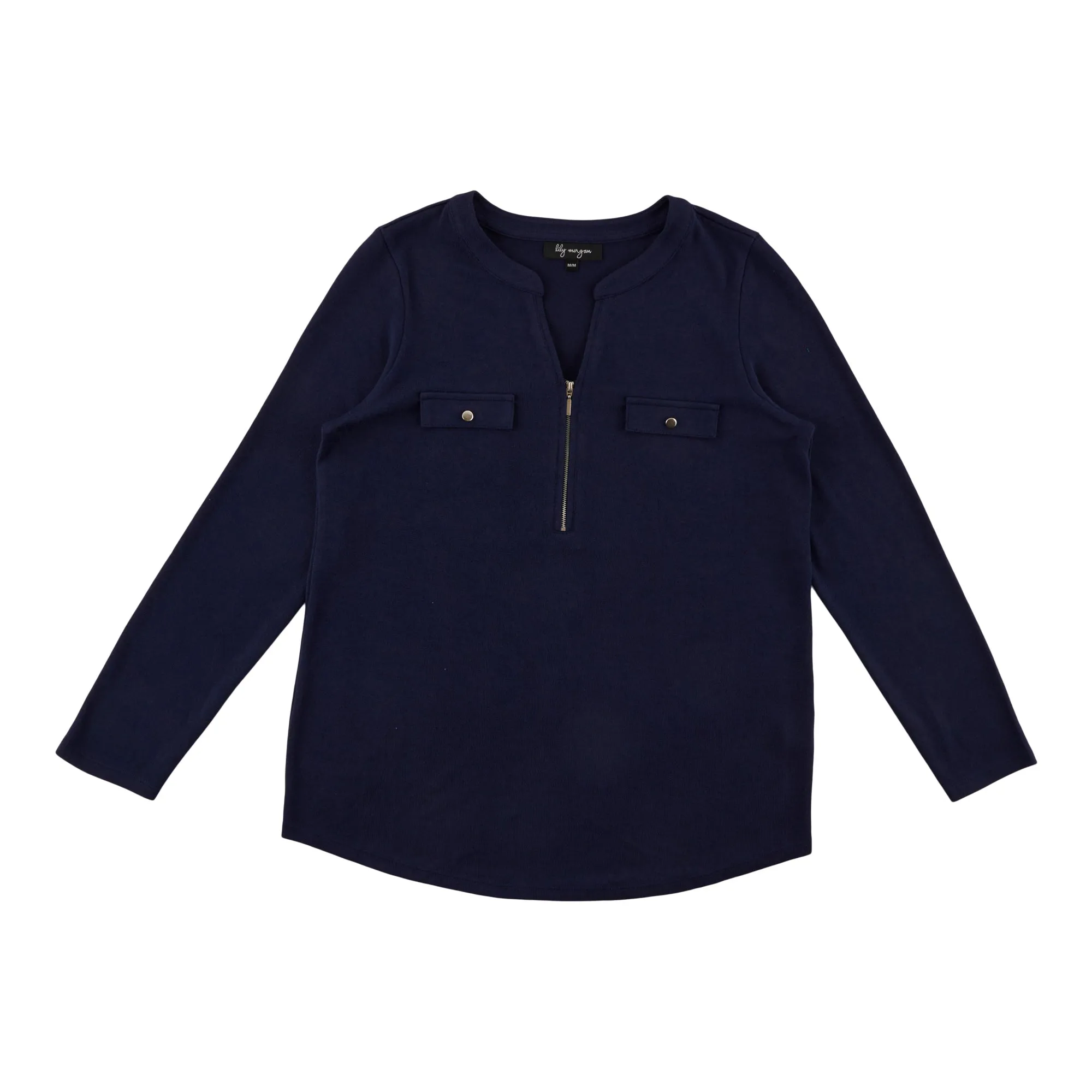 lily morgan Women's Long Sleeve Button Front Top sold by Giant Tiger product image thumbnail 3