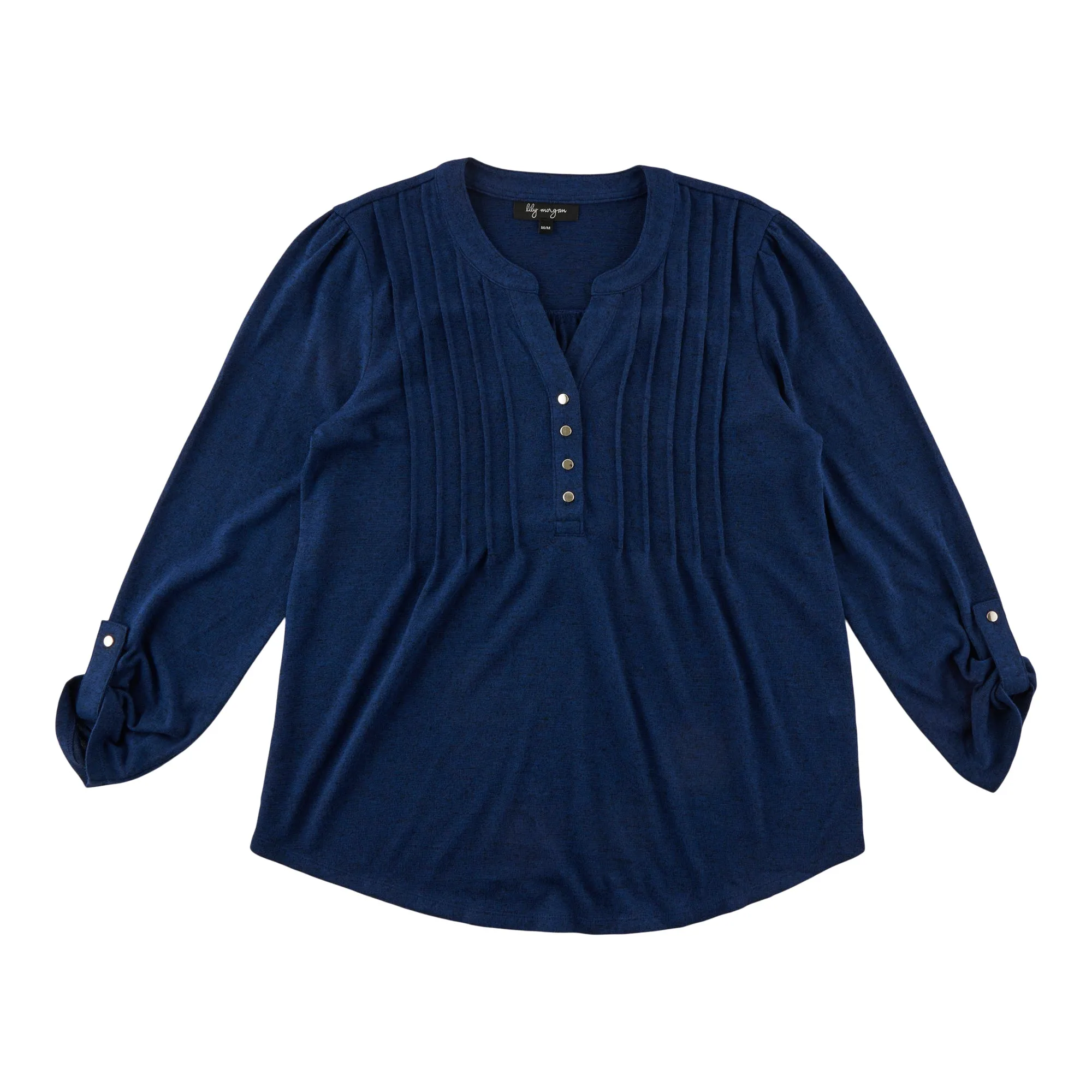lily morgan Women's Long Sleeve Pintuck Top sold by Giant Tiger product image thumbnail 2