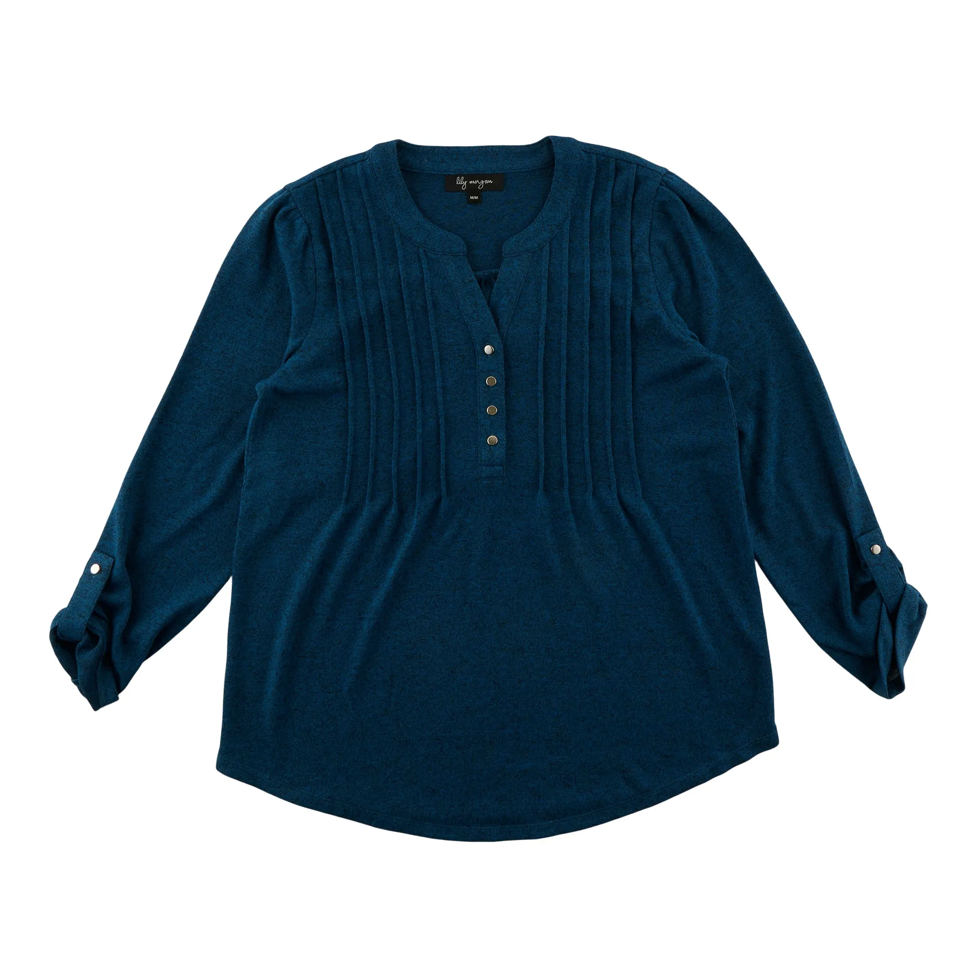 lily morgan Women's Long Sleeve Pintuck Top sold by Giant Tiger product image thumbnail 4