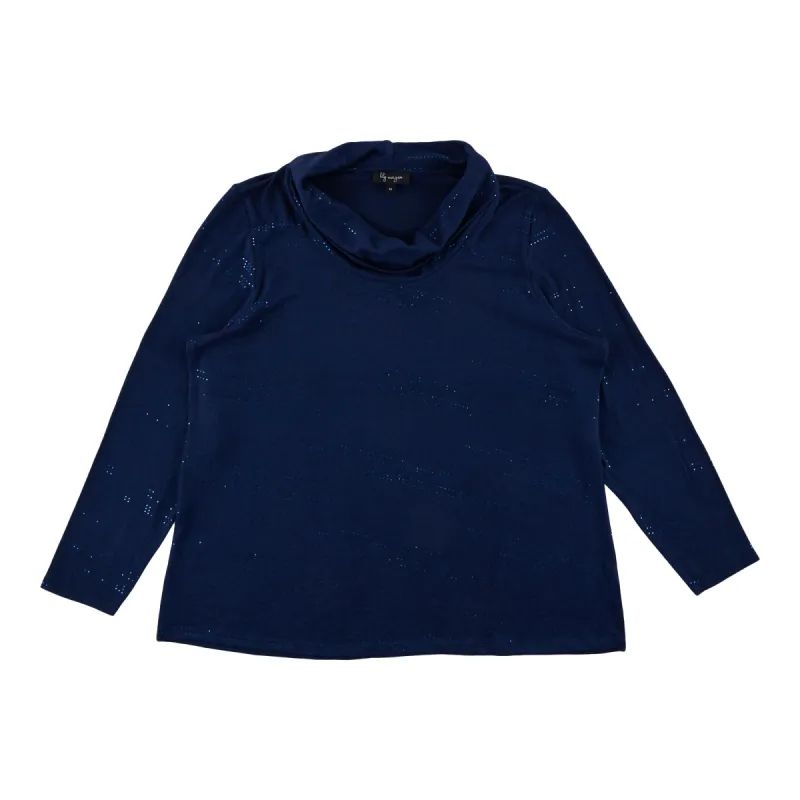 lily morgan Women's Plus Cowl Neck Flare Sweater sold by Giant Tiger