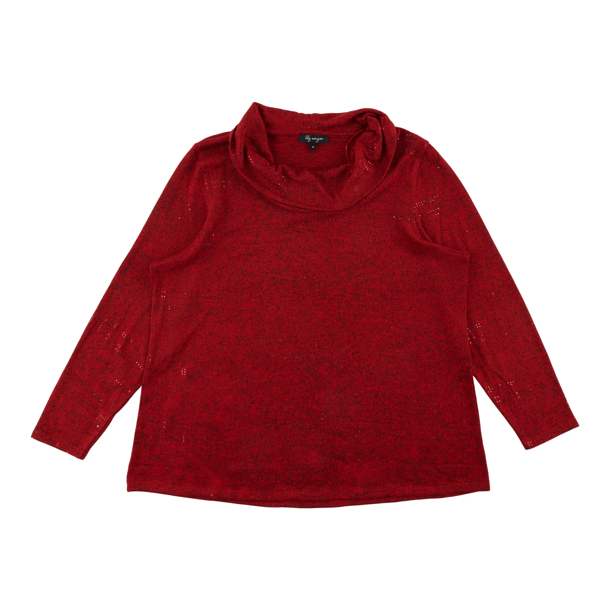 lily morgan Women's Plus Cowl Neck Flare Sweater sold by Giant Tiger product image thumbnail 3
