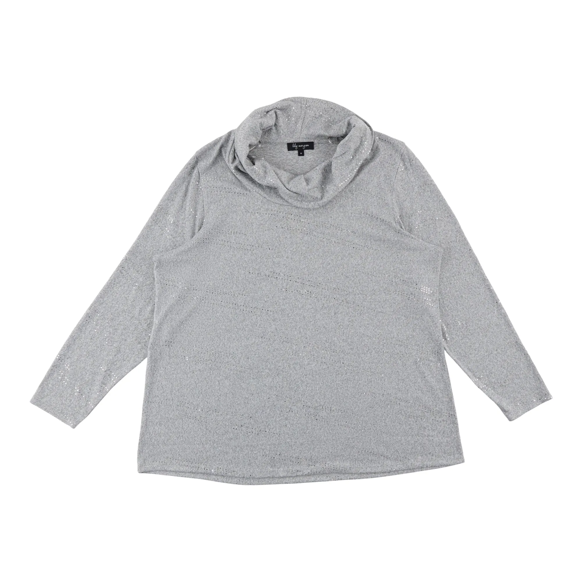 lily morgan Women's Plus Cowl Neck Flare Sweater sold by Giant Tiger product image thumbnail 2