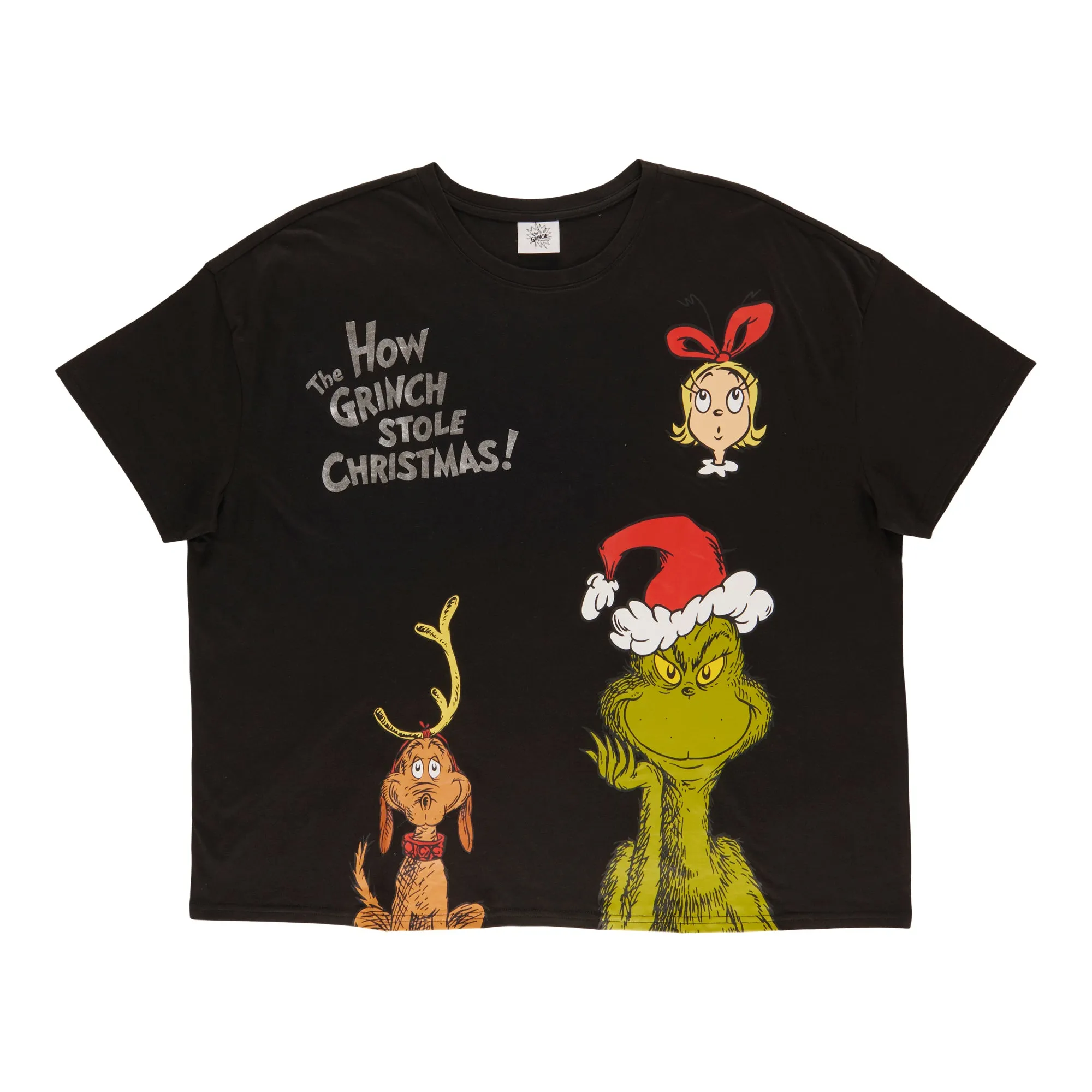 Women's Plus Licensed Grinch Boyfriend Tee sold by Giant Tiger