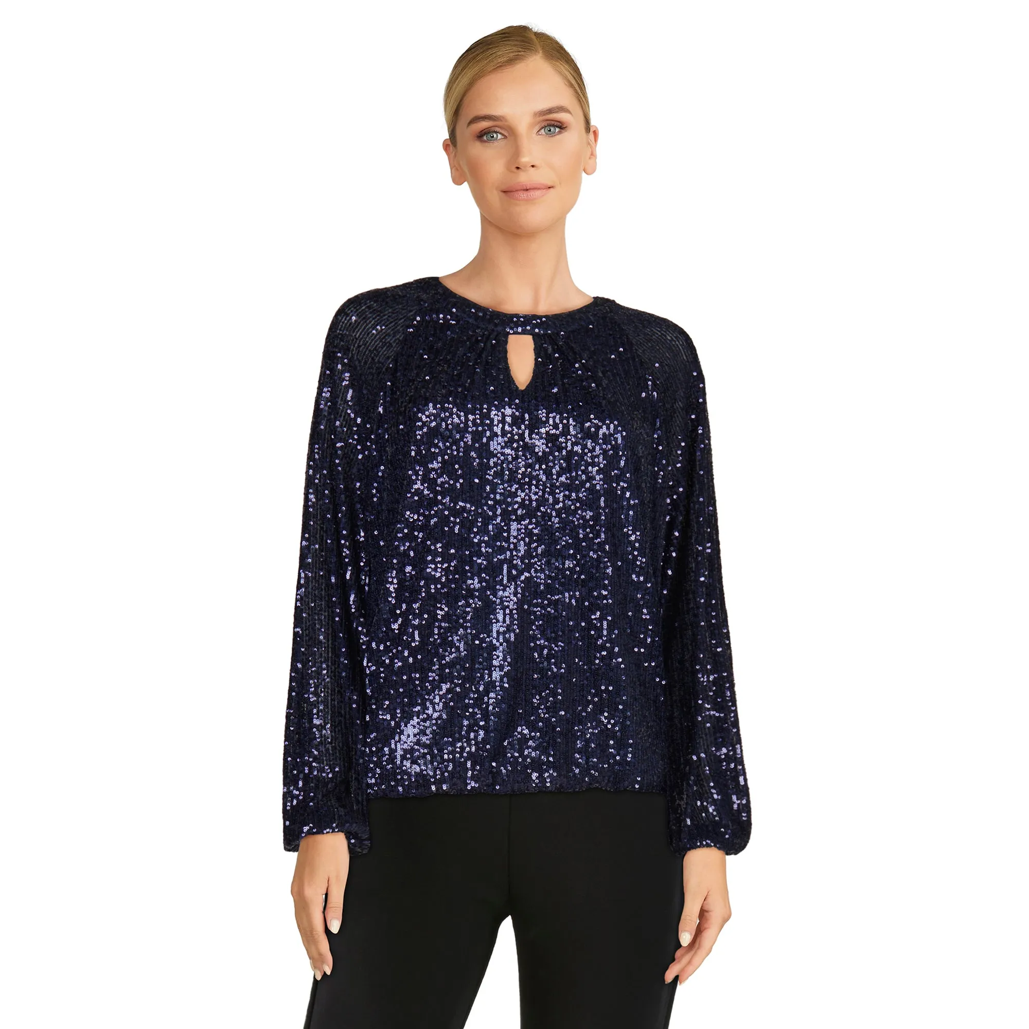 lily morgan Women's Peekaboo Sequin Top sold by Giant Tiger product image thumbnail 2
