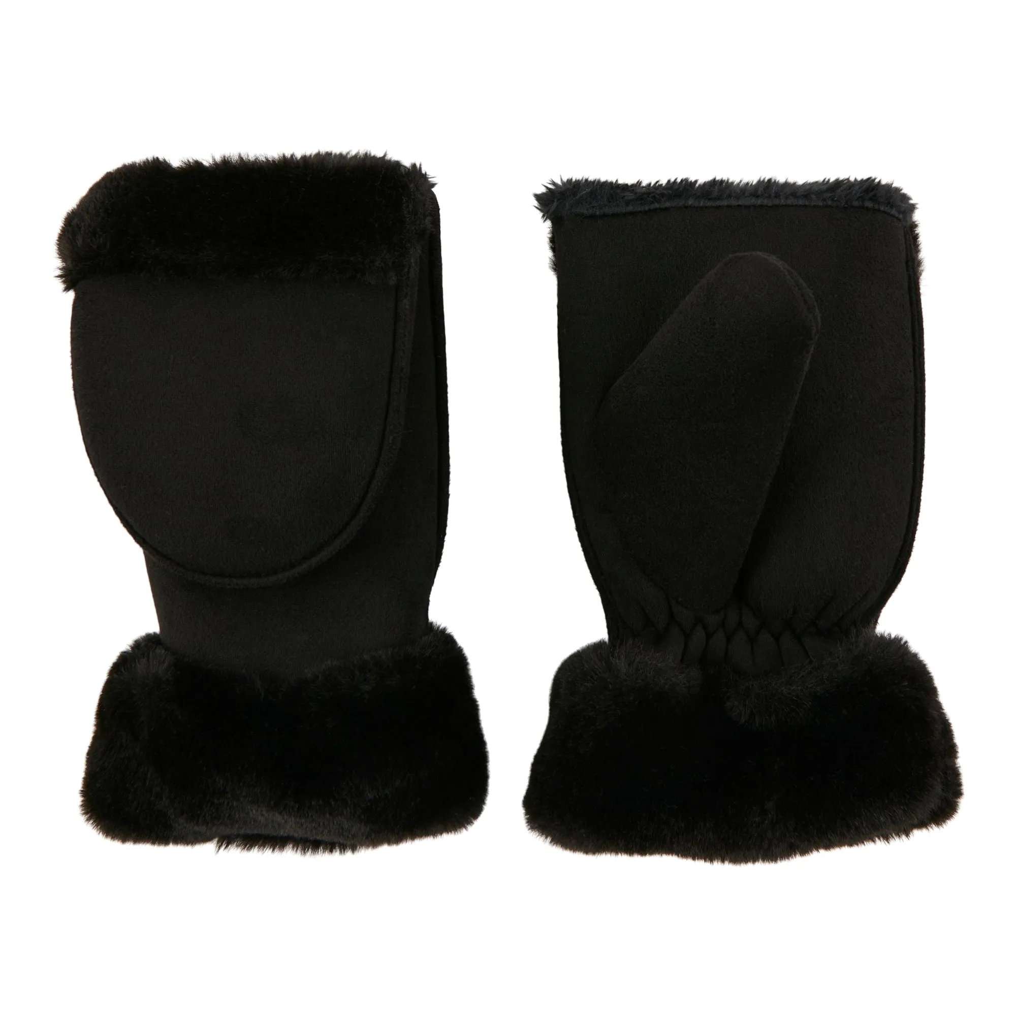 Women's Suede-Like Flip Mittens sold by Giant Tiger product image thumbnail 2