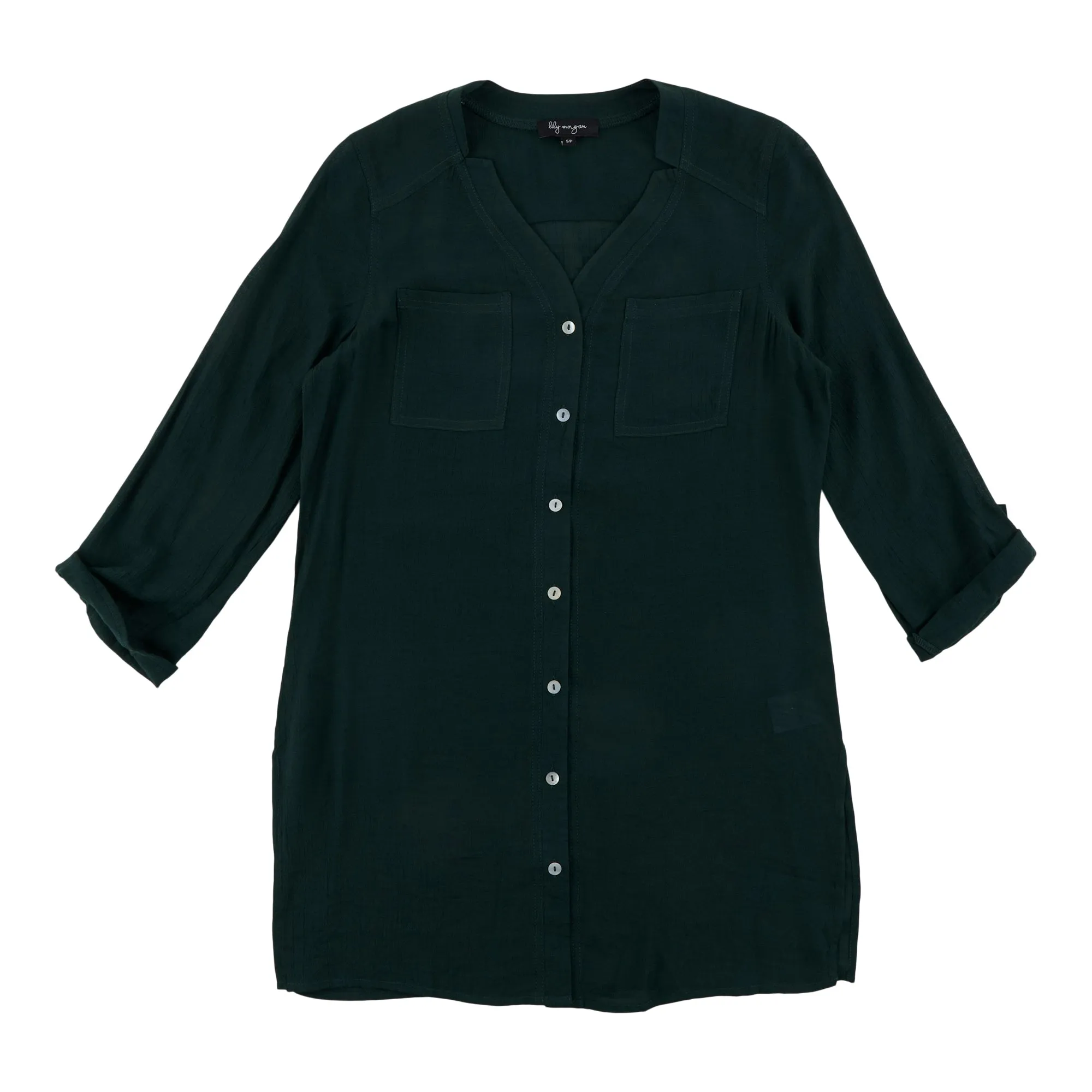 lily morgan Women's Crinkle Blouse sold by Giant Tiger product image thumbnail 3