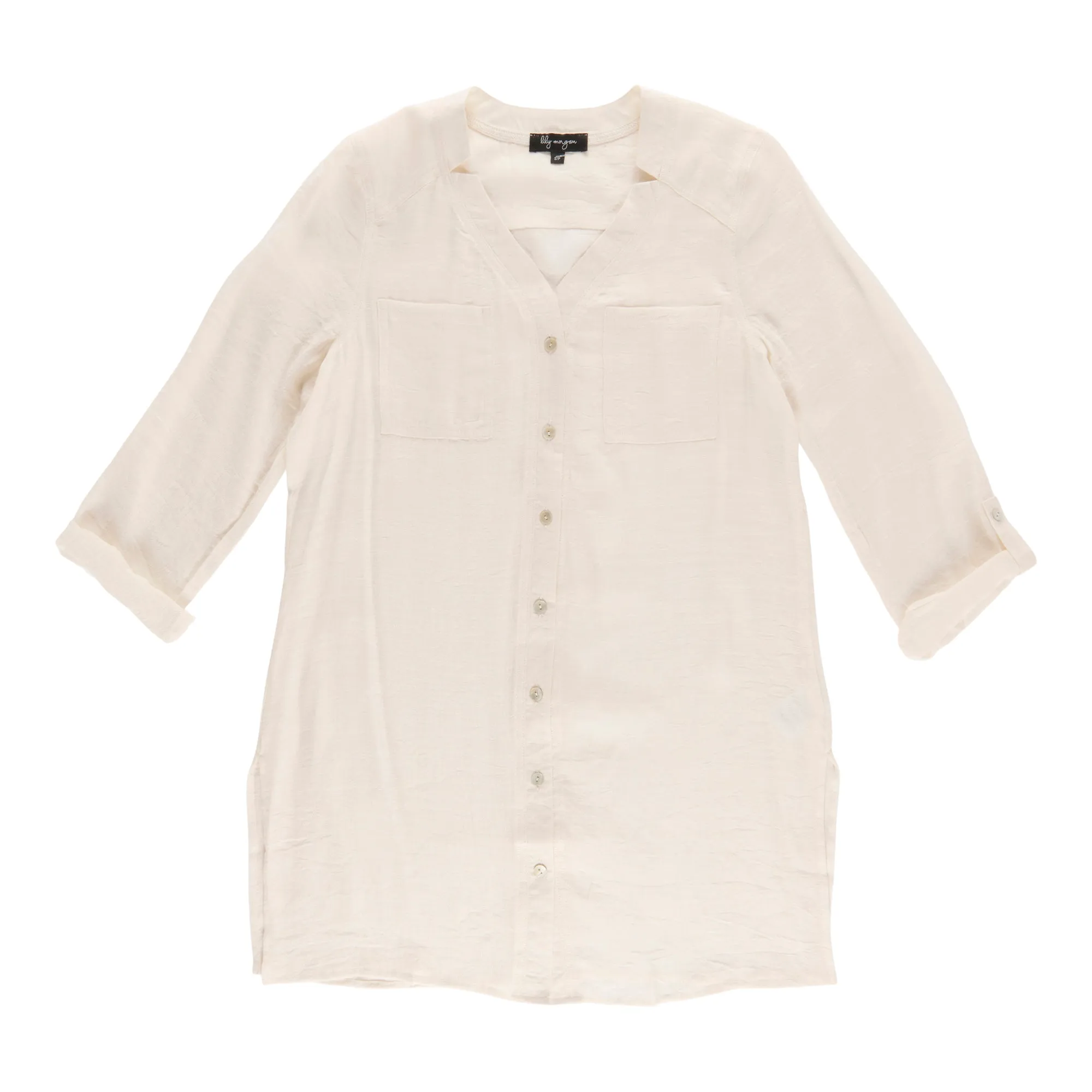 lily morgan Women's Crinkle Blouse sold by Giant Tiger product image thumbnail 2