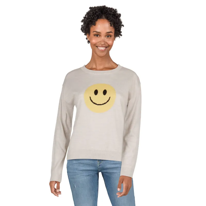 Women's Long Sleeve Smile Face Sweater sold by Giant Tiger