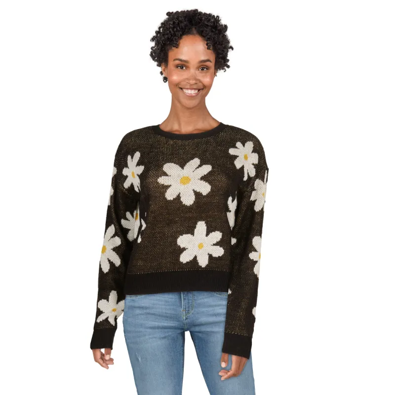 Women's Long Sleeve Flower Sweater sold by Giant Tiger