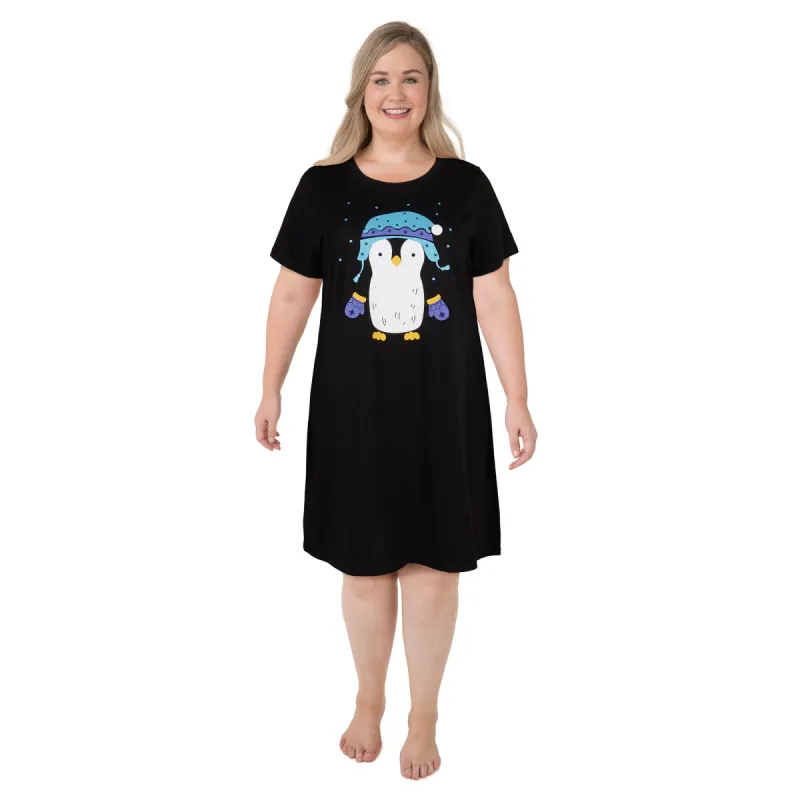 Comfy Cozy Women's Plus Screen Printed Sleepshirt sold by Giant Tiger