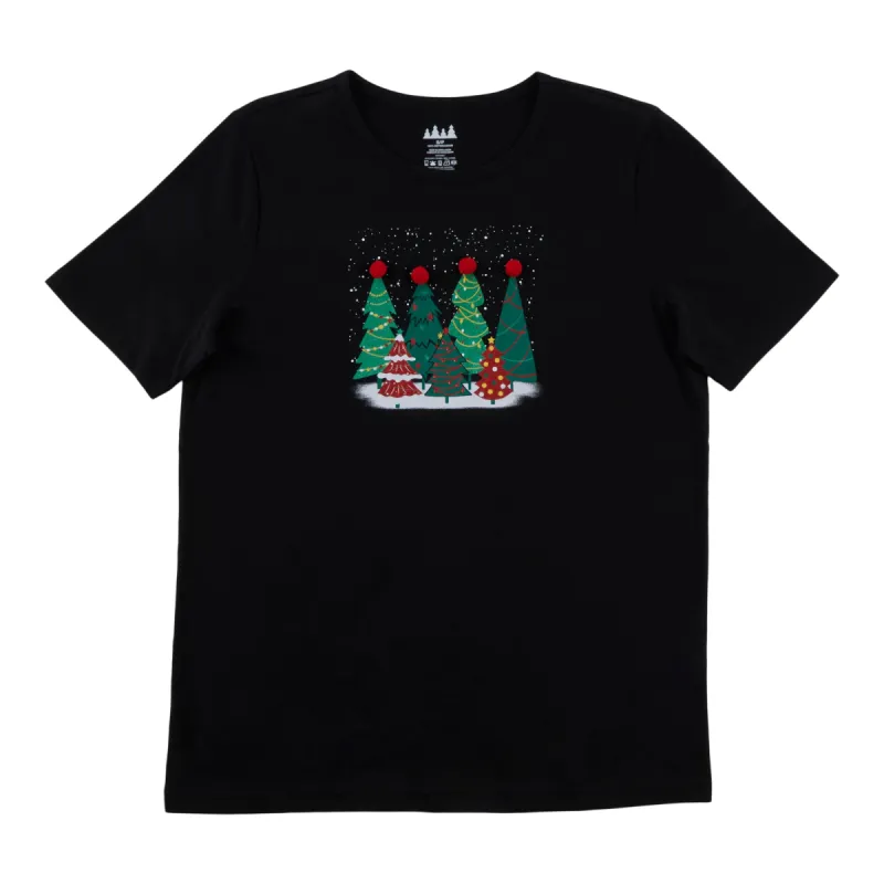 Comfy Cozy Women's Short Sleeve Christmas Tee sold by Giant Tiger