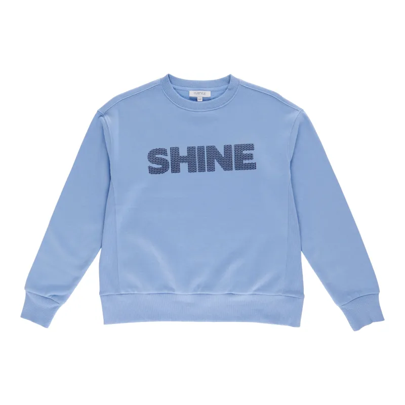 mySTYLE Women's Glitter Crew Neck Sweater sold by Giant Tiger
