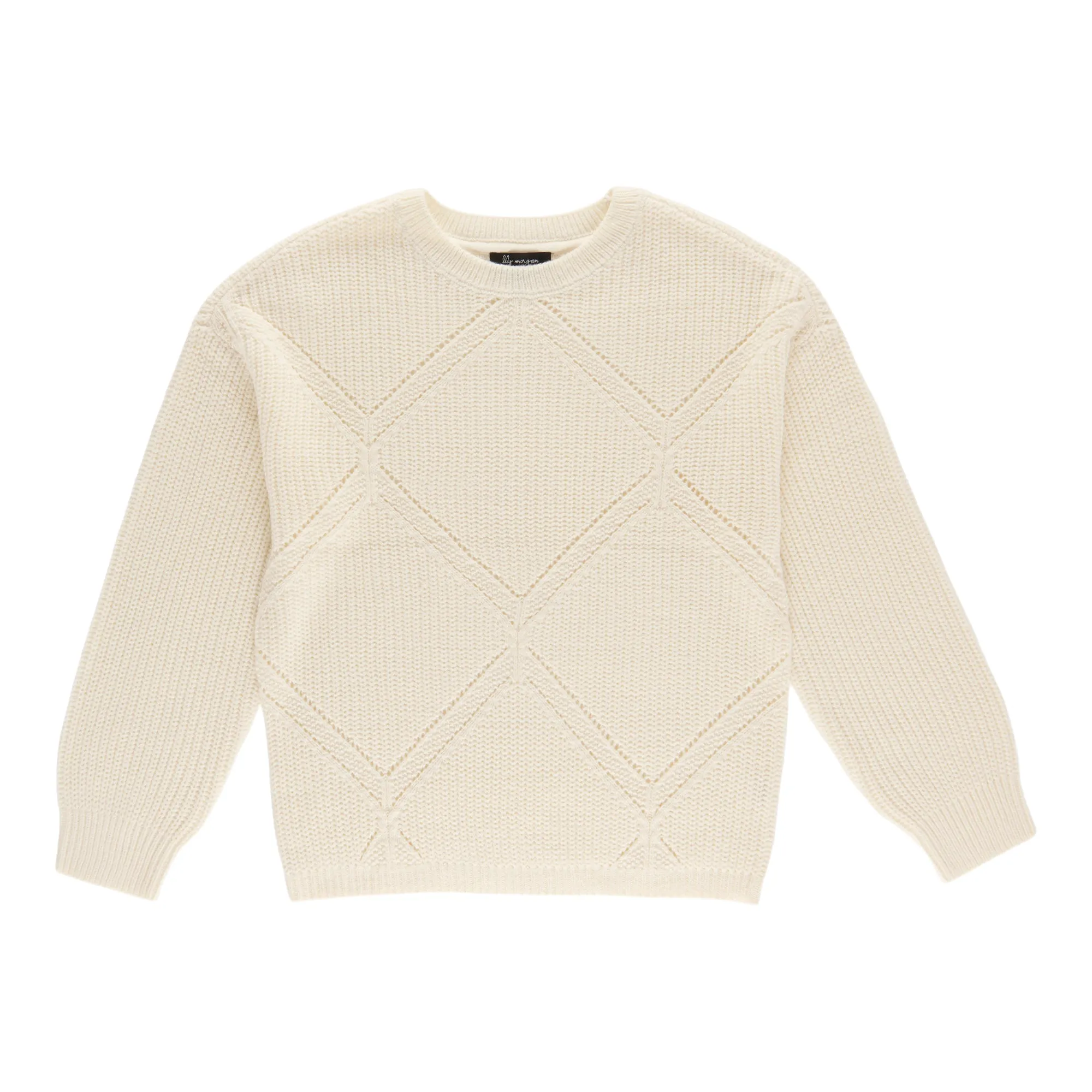 lily morgan Women's Diamond Pattern Sweater sold by Giant Tiger