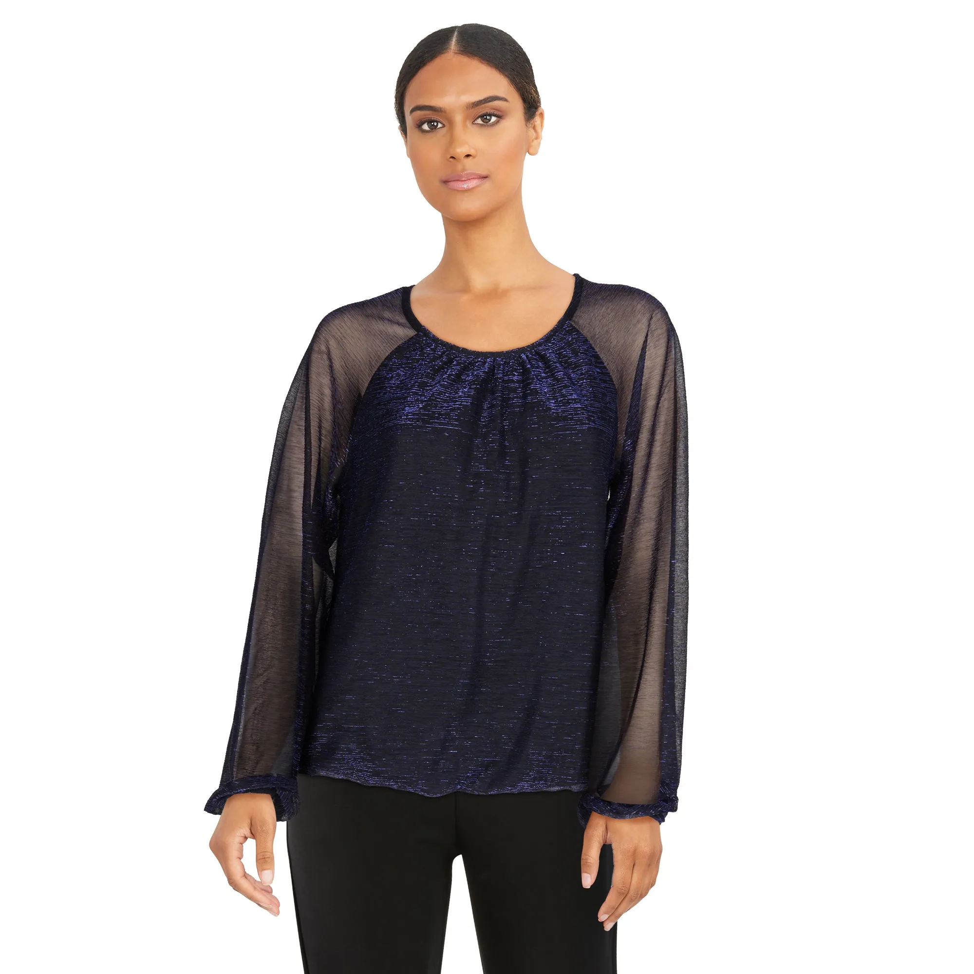 lily morgan Women's Metallic Top sold by Giant Tiger product image thumbnail 3