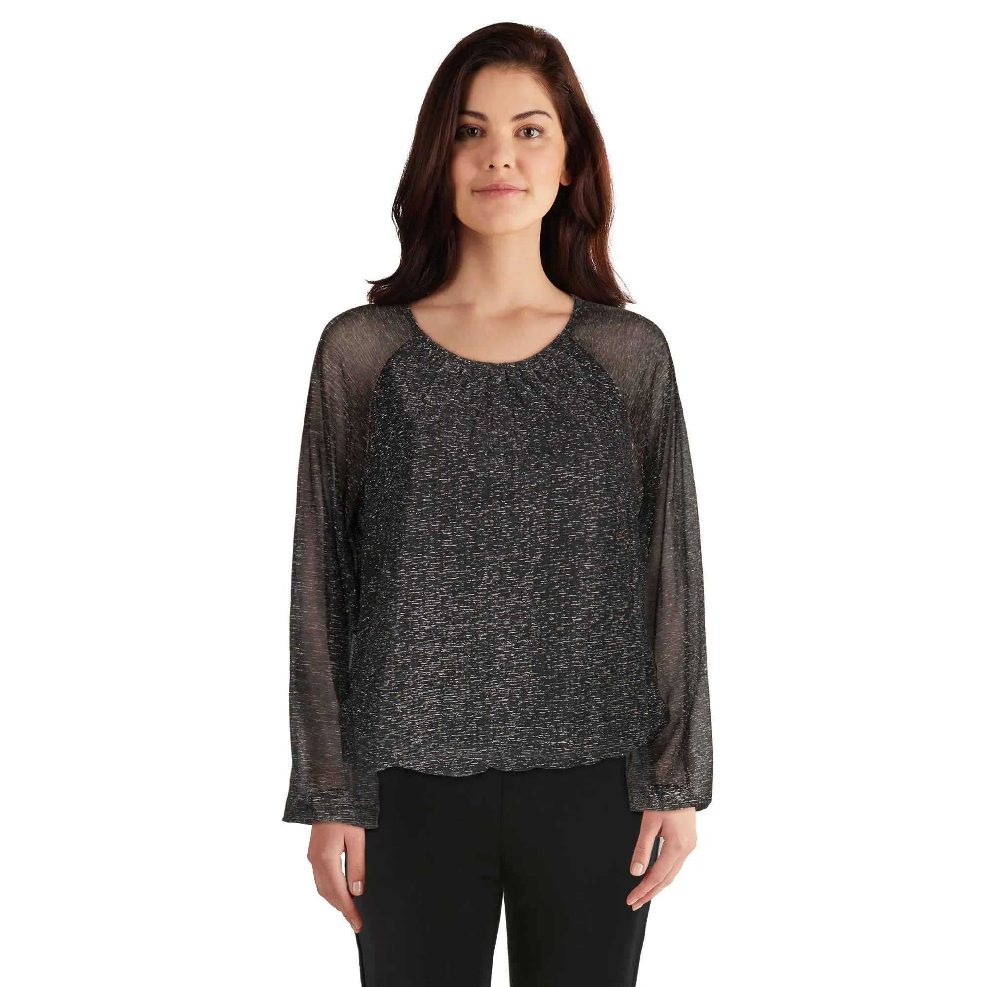 lily morgan Women's Metallic Top sold by Giant Tiger