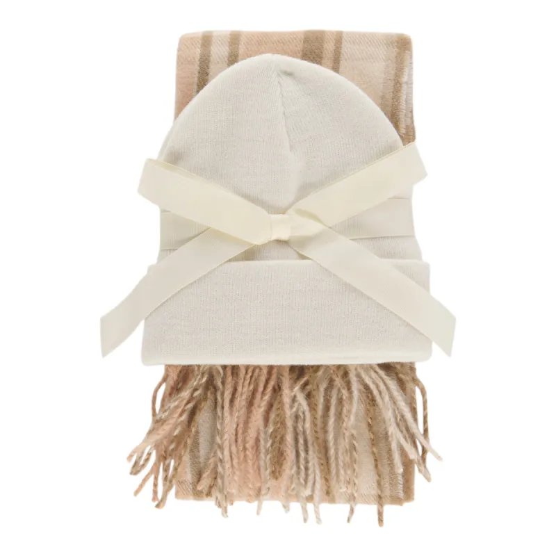 Women's Hat & Plaid Scarf Set, 2 Piece sold by Giant Tiger
