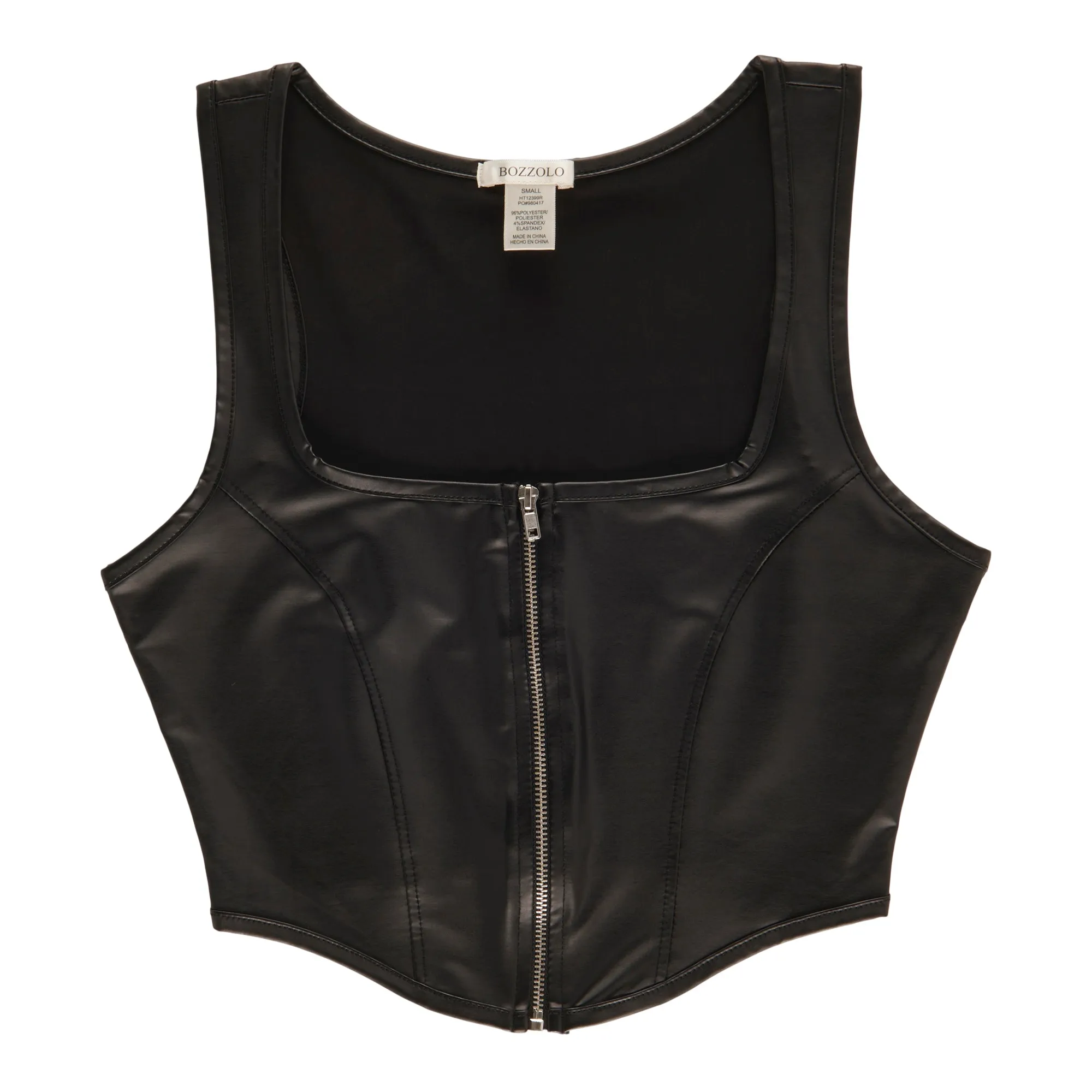 Women's Sleeveless Cropped Zip Front Top sold by Giant Tiger product image thumbnail 3