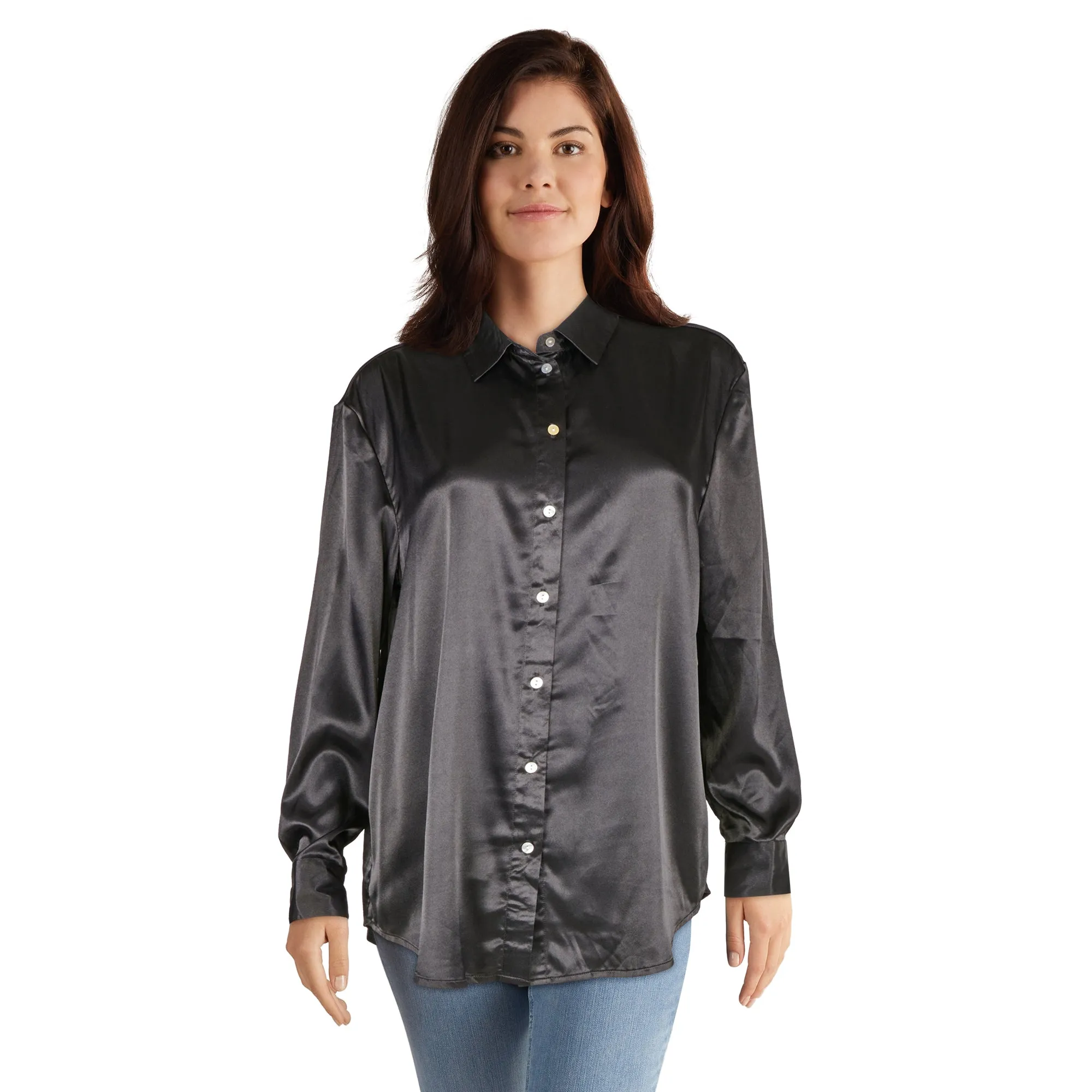 Women's Long Sleeve Satin Blouse sold by Giant Tiger product image thumbnail 3