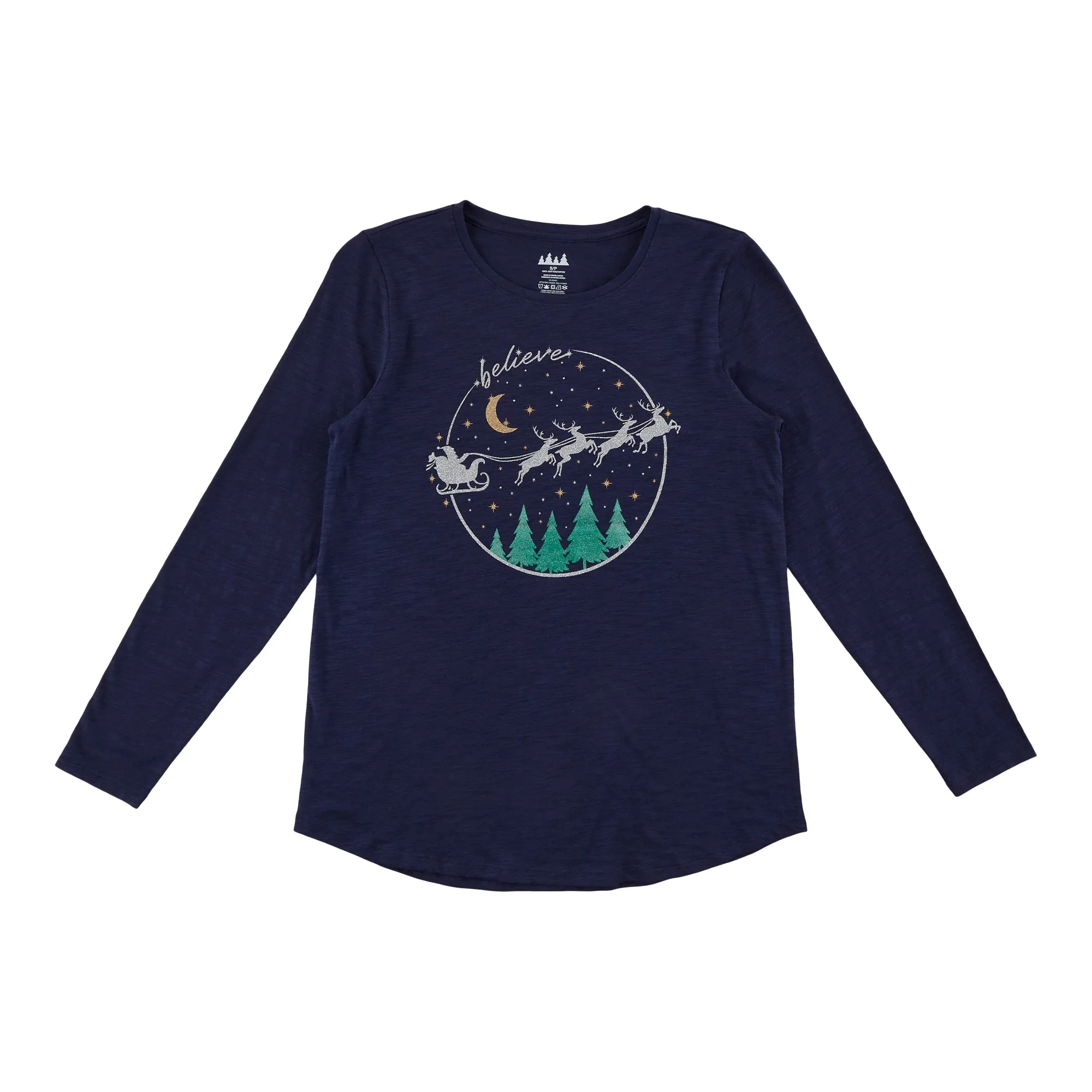 Comfy Cozy Women's Crew Neck Long Sleeve Top sold by Giant Tiger