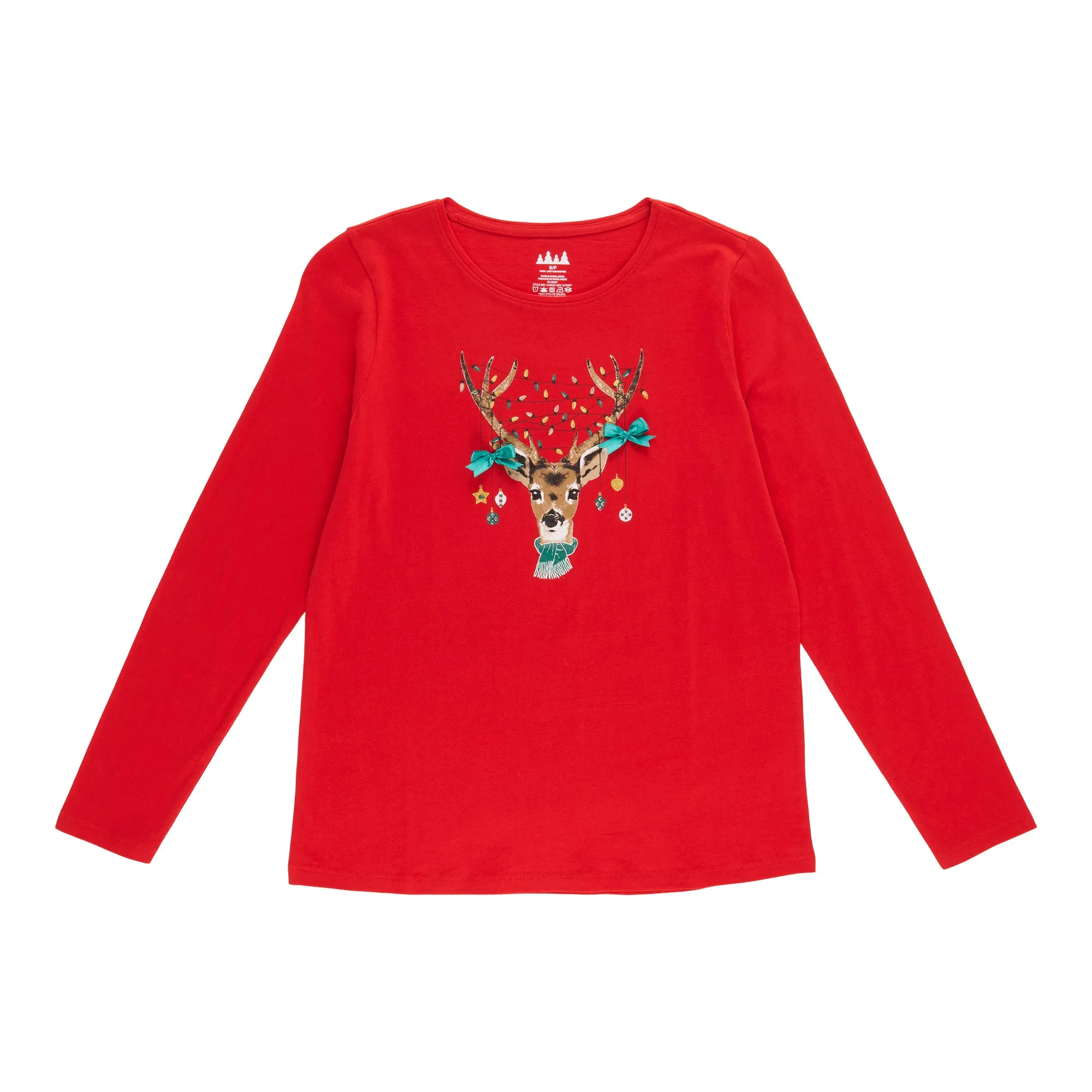 Comfy Cozy Women's Christmas Long Sleeve Screen Tee sold by Giant Tiger product image thumbnail 4