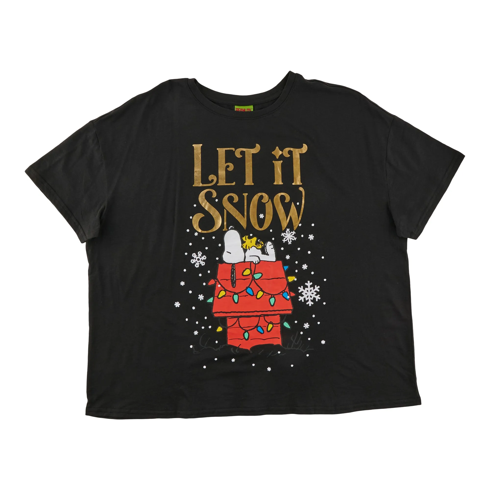 Women's Plus Christmas Peanuts Licensed Tee sold by Giant Tiger
