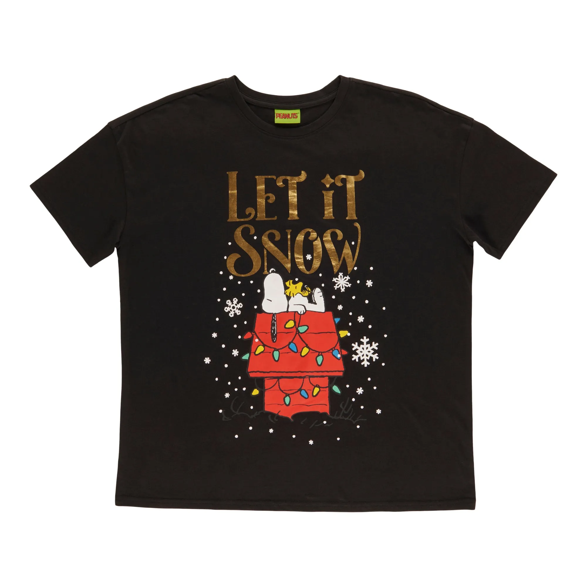 Women's Christmas Peanuts Licensed Tee sold by Giant Tiger