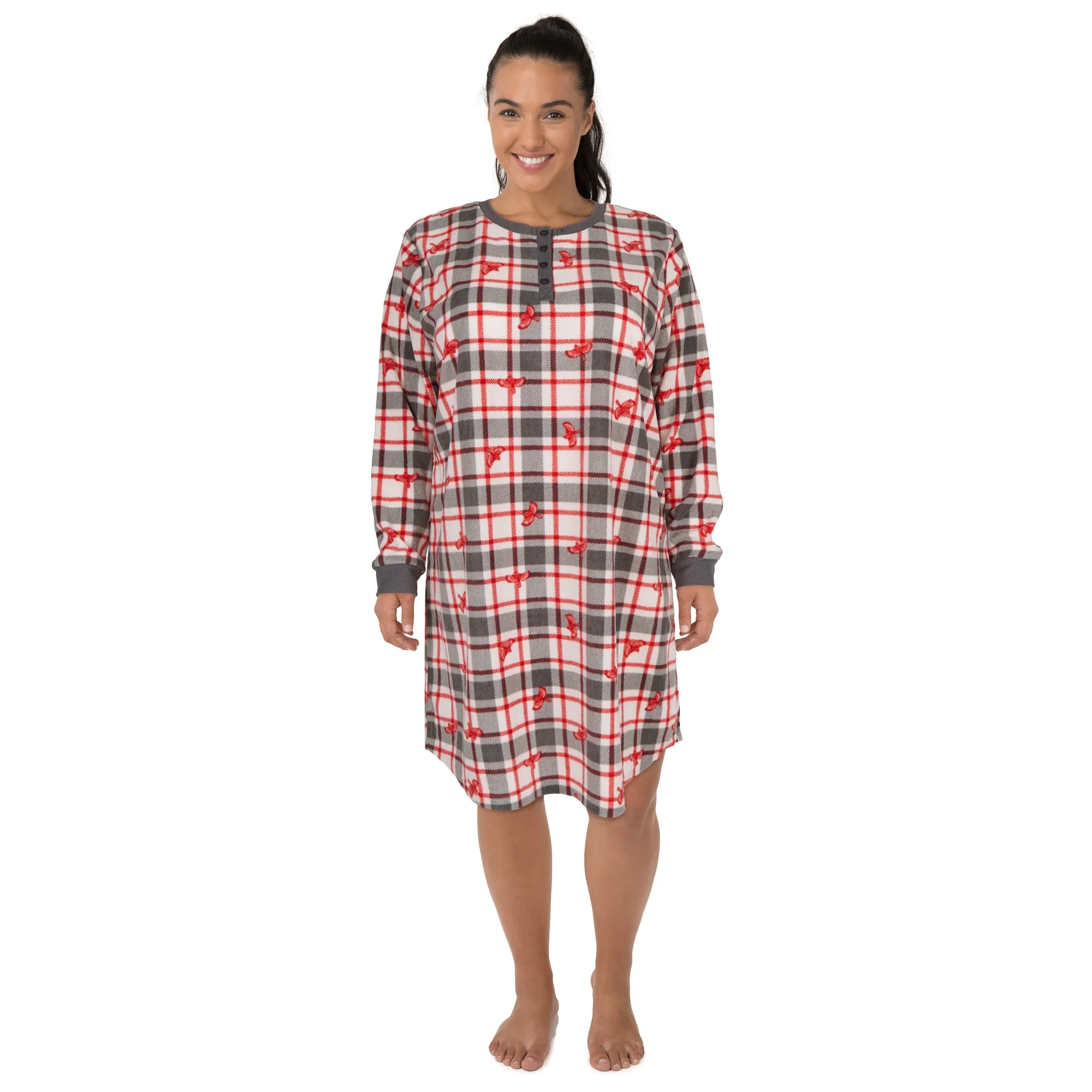 Carisma Women's Plus Micropolar Sleepshirt sold by Giant Tiger product image thumbnail 2