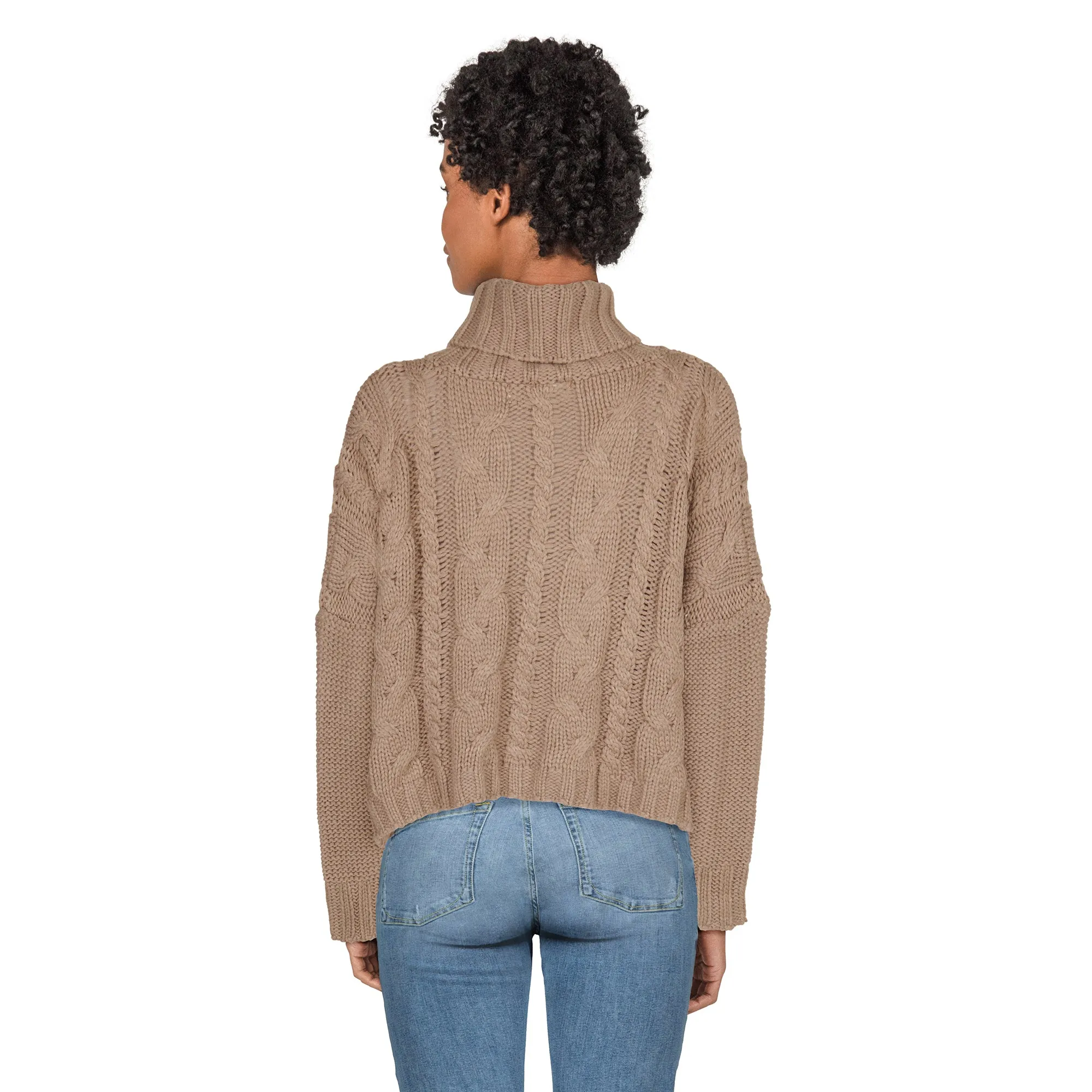 Women's Cowl Neck Cable Sweater sold by Giant Tiger product image thumbnail 4