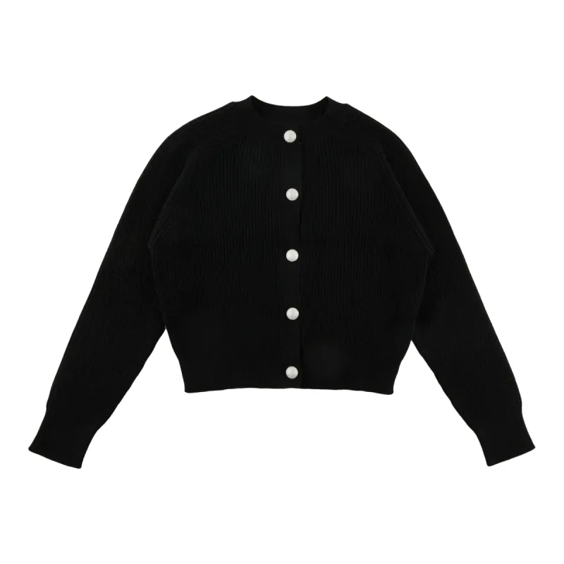 lily morgan Women's Big Button Cardigan sold by Giant Tiger