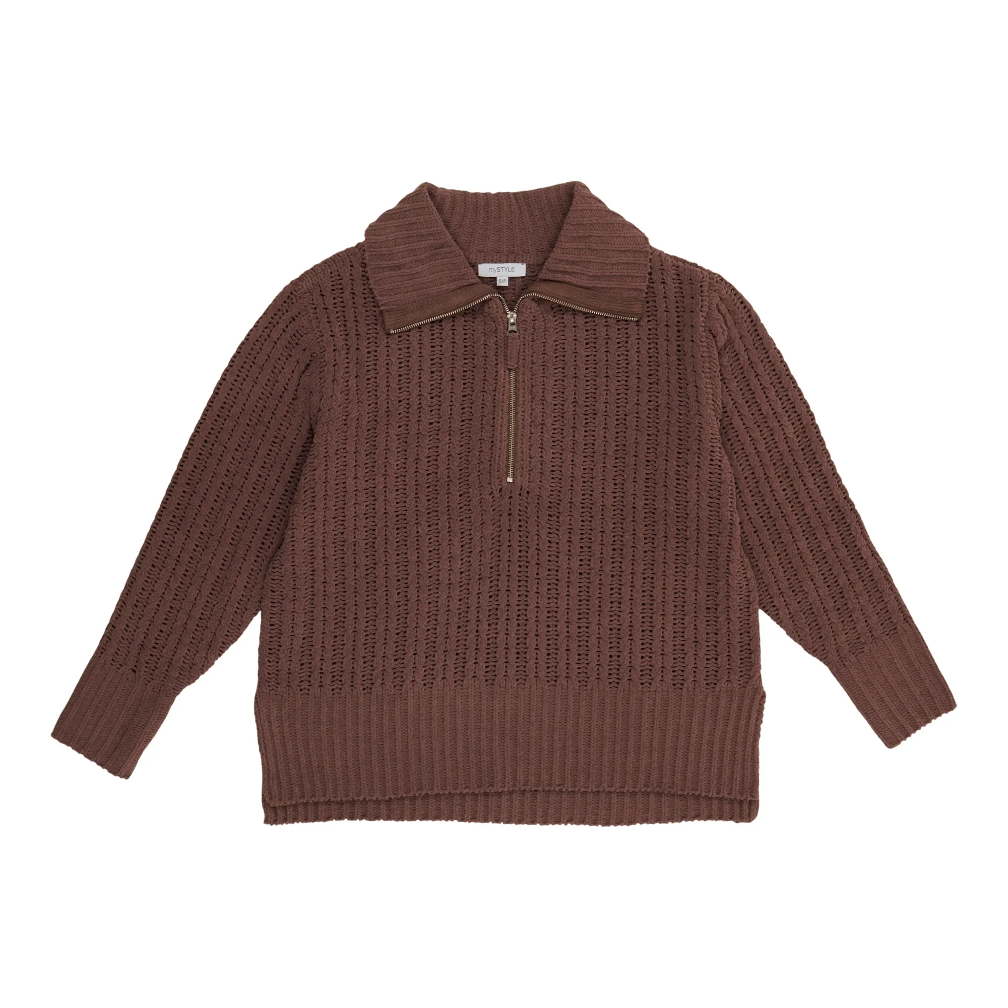 mySTYLE Women's Chenille Half Zip Sweater sold by Giant Tiger product image thumbnail 2