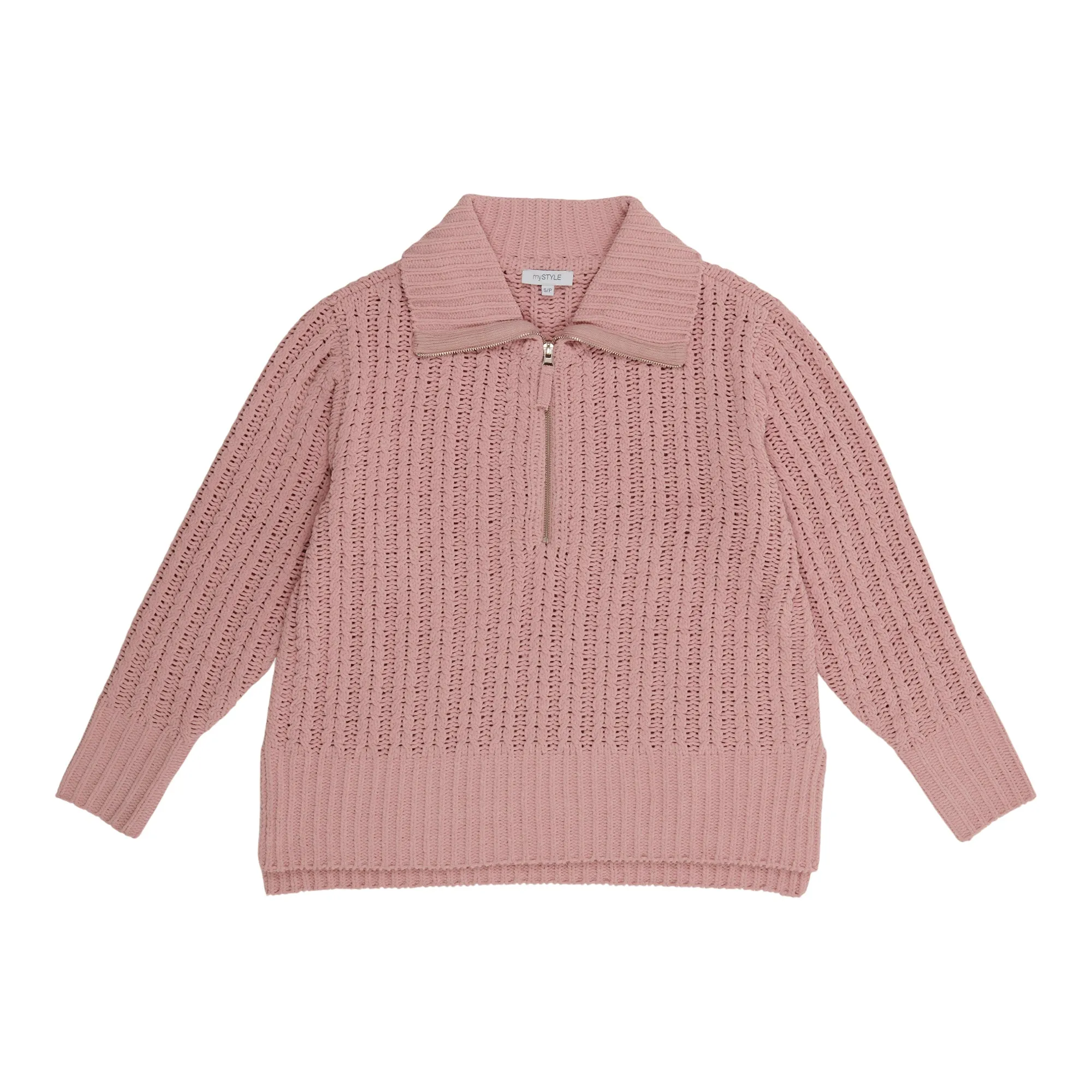 mySTYLE Women's Chenille Half Zip Sweater sold by Giant Tiger product image thumbnail 3