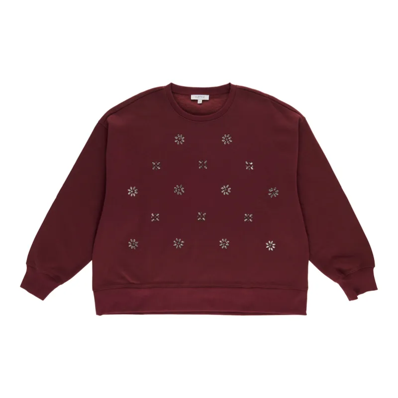 mySTYLE Women's Plus Embellishment Crew Neck Sweater sold by Giant Tiger