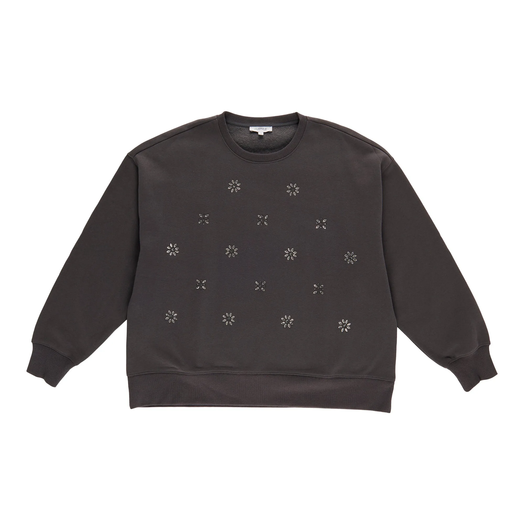 mySTYLE Women's Plus Embellishment Crew Neck Sweater sold by Giant Tiger product image thumbnail 2