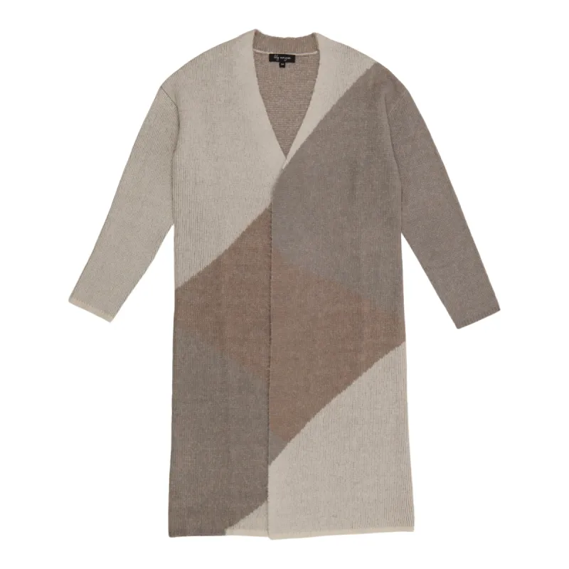 lily morgan Women's Long Jacquard Cardigan sold by Giant Tiger