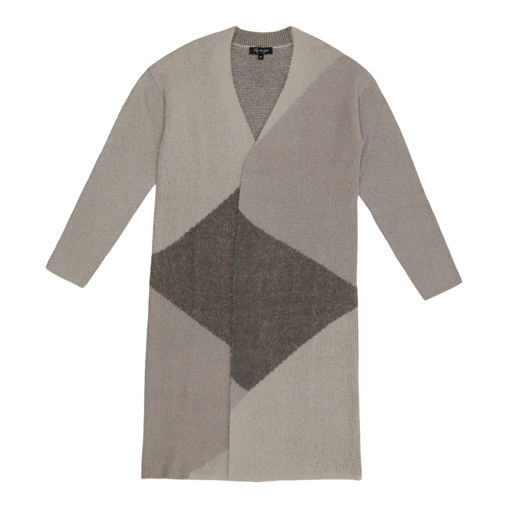 lily morgan Women's Long Jacquard Cardigan sold by Giant Tiger product image thumbnail 2