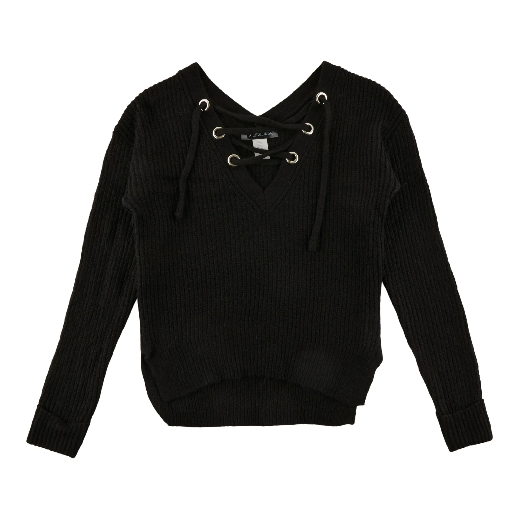 Women's Lace-Up V-Neck Sweater sold by Giant Tiger product image thumbnail 2