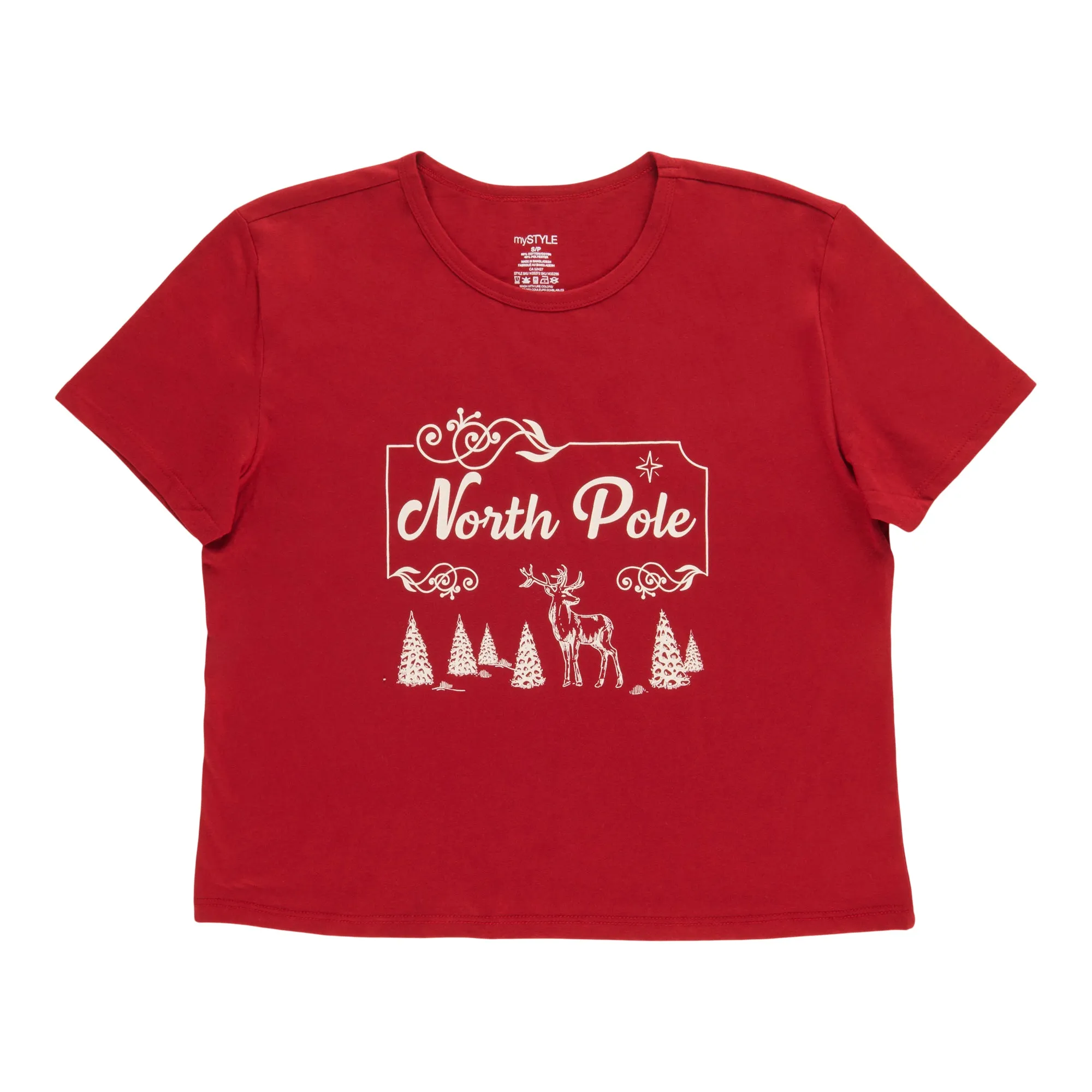 mySTYLE Women's Crew Neck Tee sold by Giant Tiger product image thumbnail 3