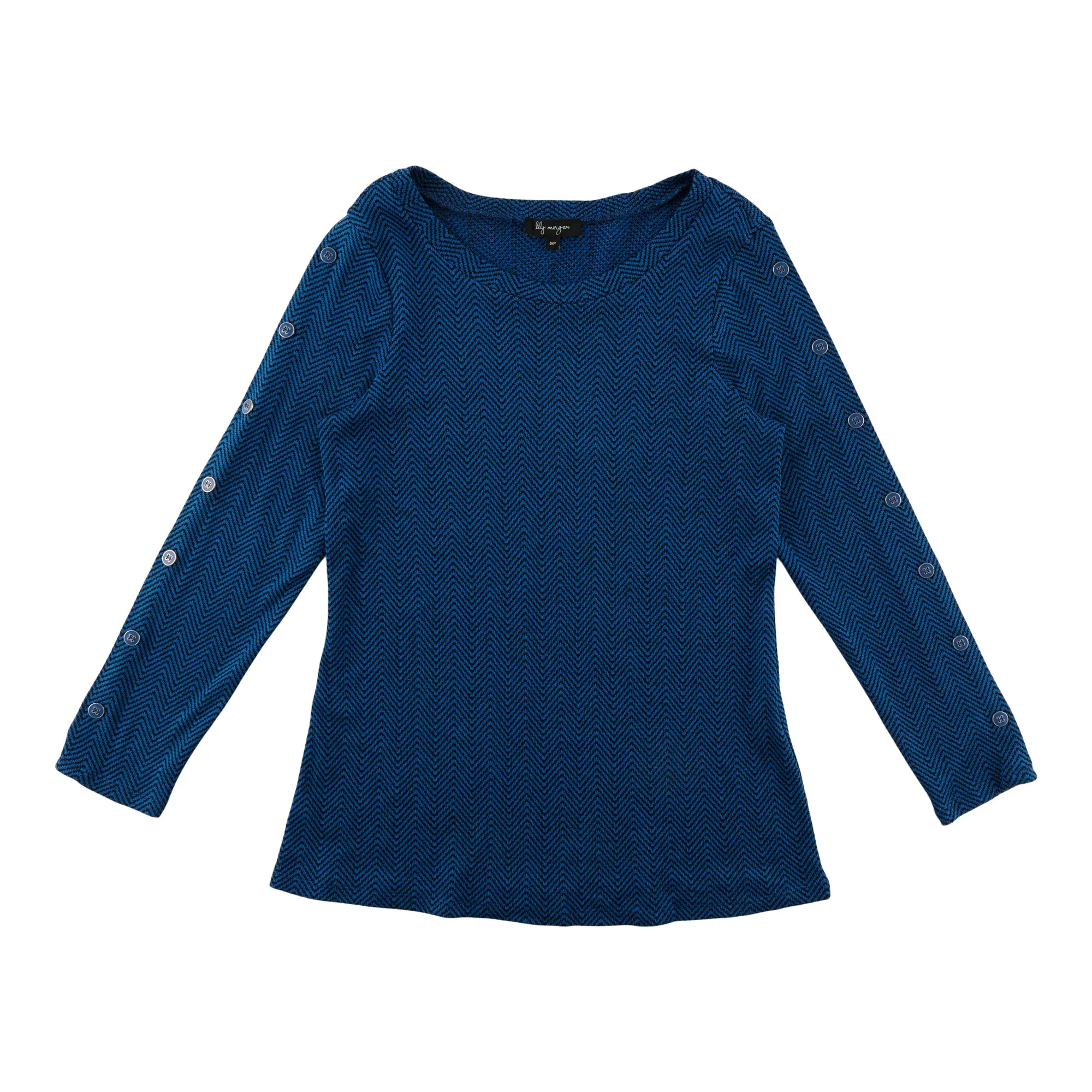 lily morgan Women's Two Tone Chevron Buttons sold by Giant Tiger product image thumbnail 2