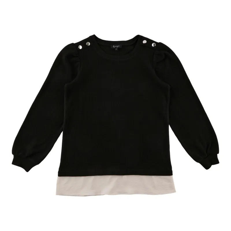 lily morgan Women's Solid Twofer Sweater sold by Giant Tiger