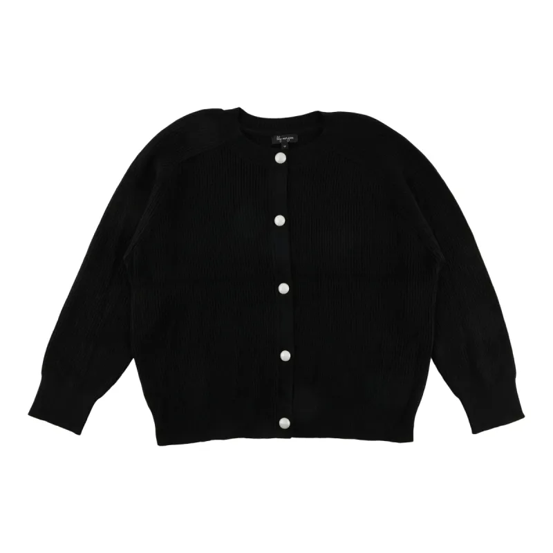 lily morgan Women's Plus Big Button Cardigan sold by Giant Tiger