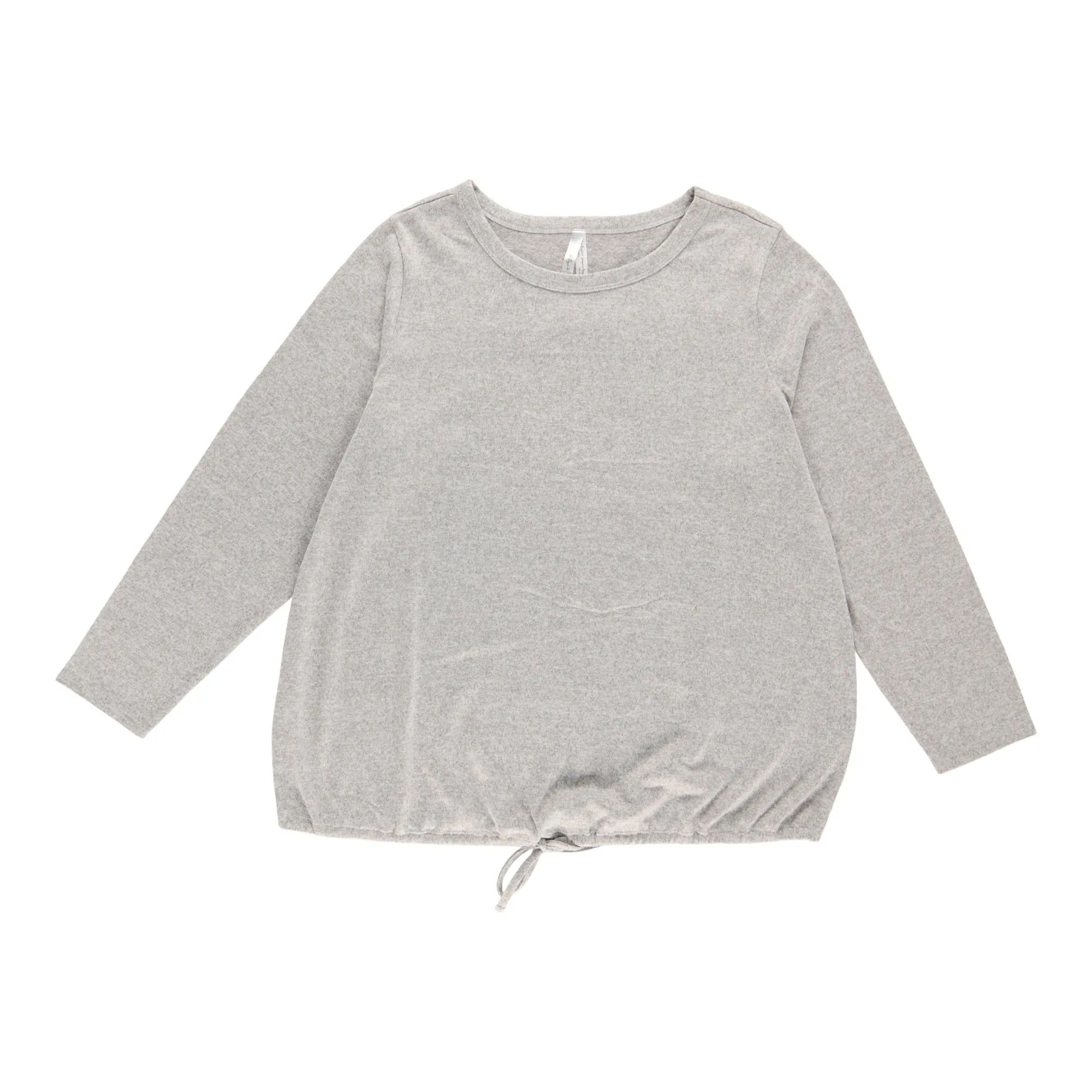 Women's Plus Tie-Front Long Sleeve Top sold by Giant Tiger