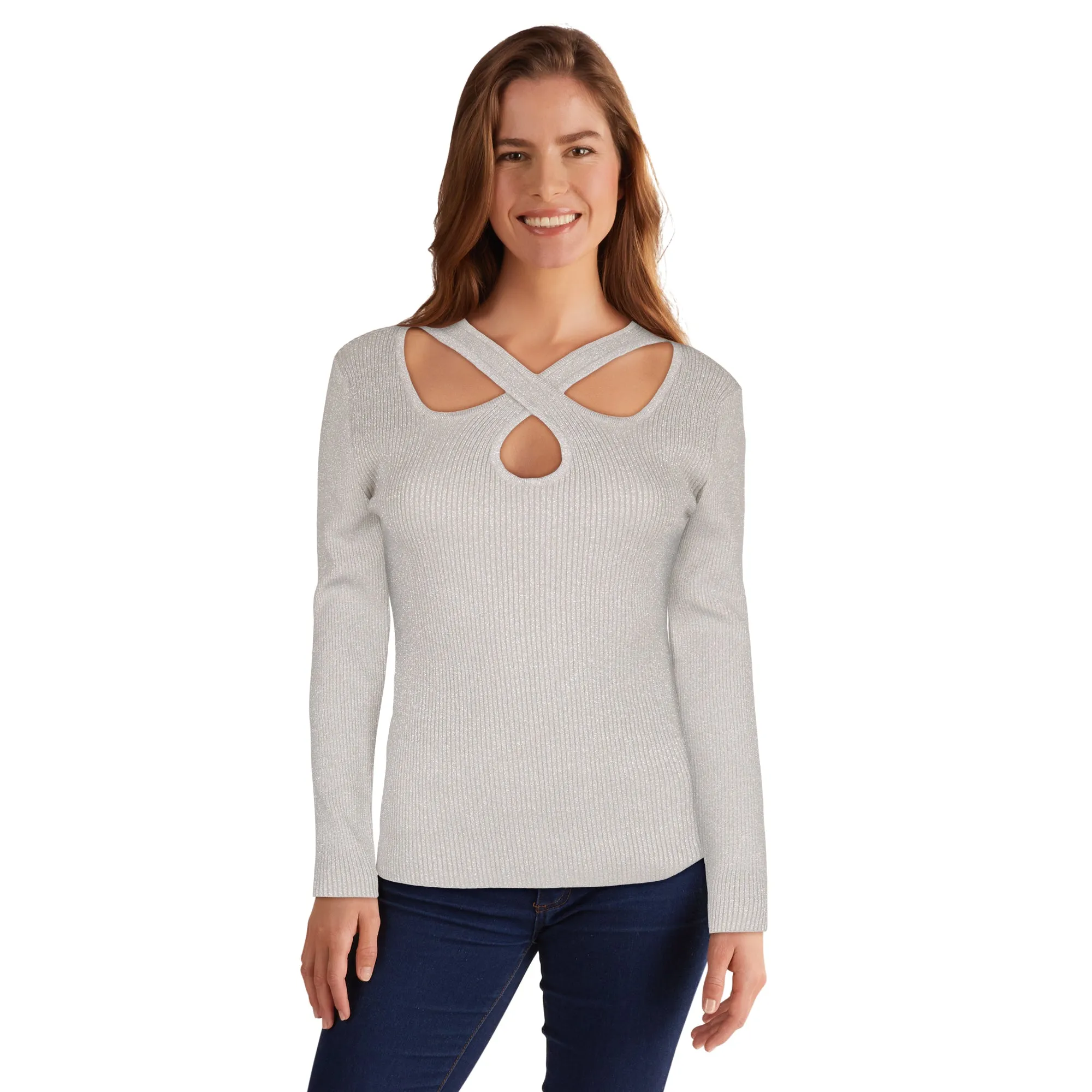 lily morgan Women's Crisscross Neckline Top sold by Giant Tiger product image thumbnail 3