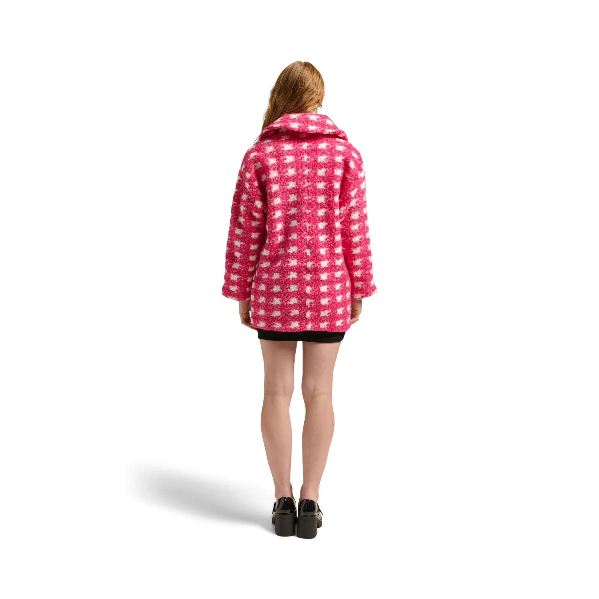 Women's Checkered Fleece Coat sold by Giant Tiger product image thumbnail 4