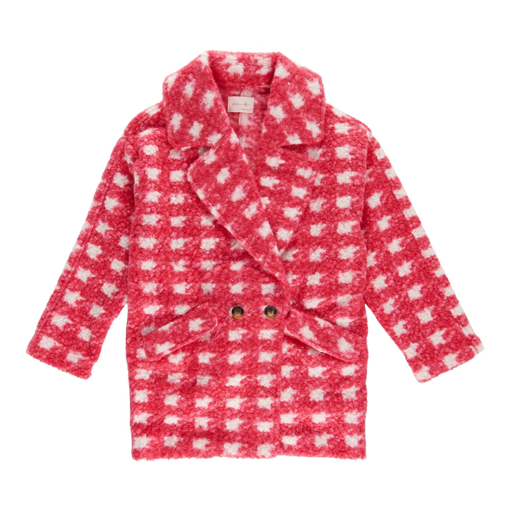 Women's Checkered Fleece Coat sold by Giant Tiger product image thumbnail 3