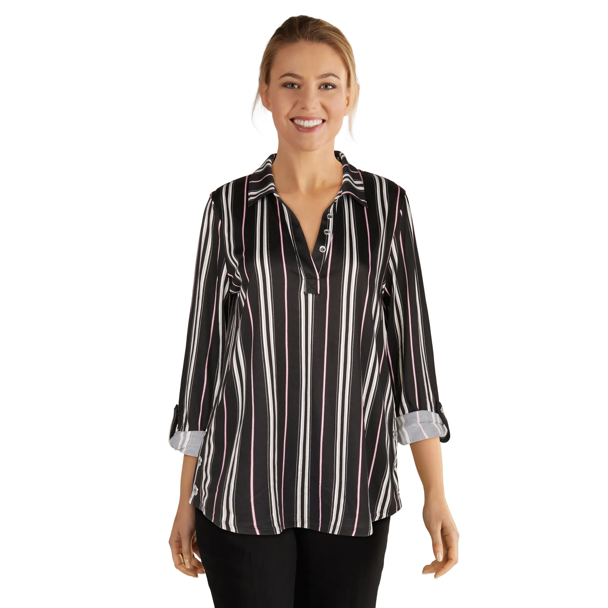 lily morgan Women's Open Collar Top sold by Giant Tiger product image thumbnail 3