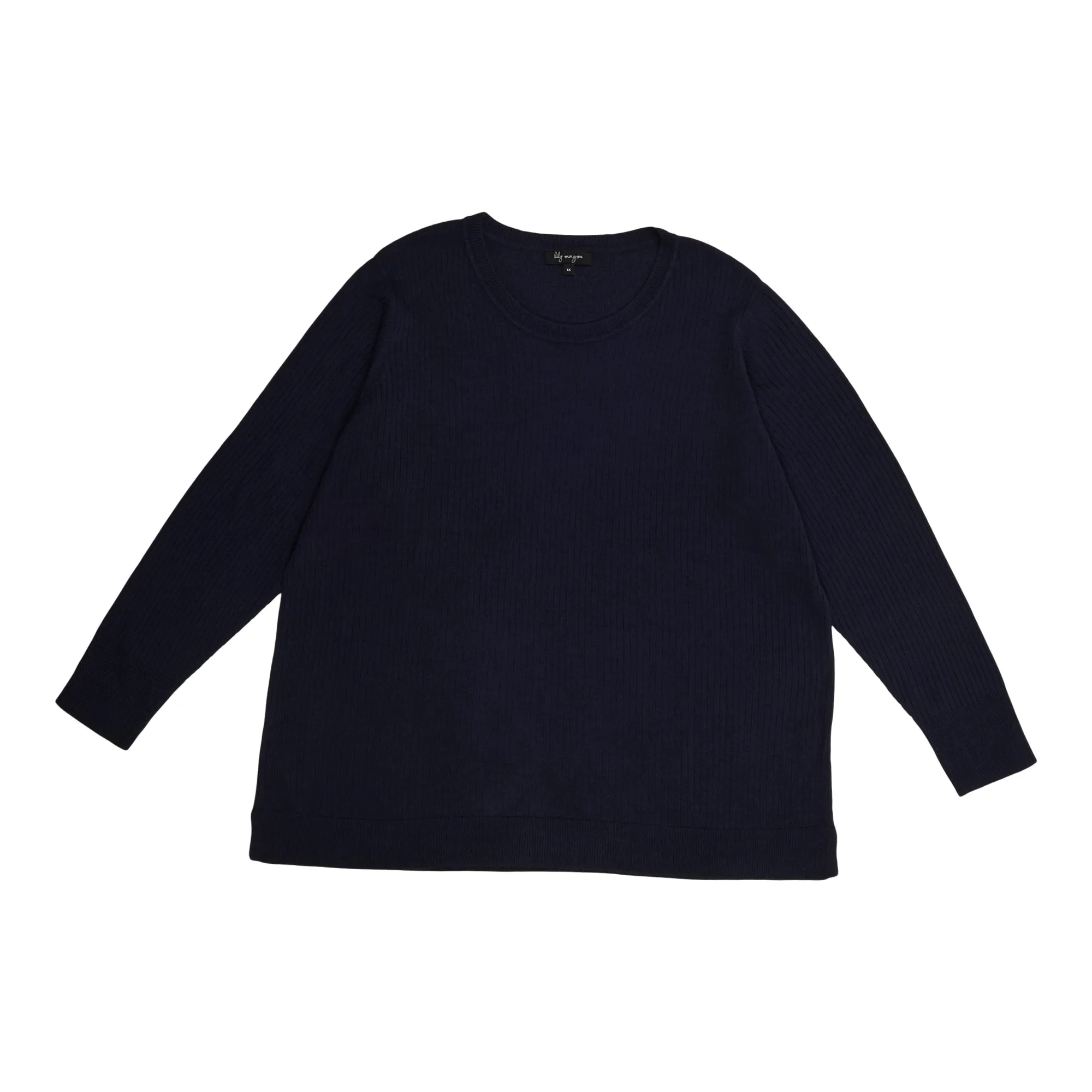 lily morgan Women's Plus Ribbed Scooped Neckline Top sold by Giant Tiger product image thumbnail 2