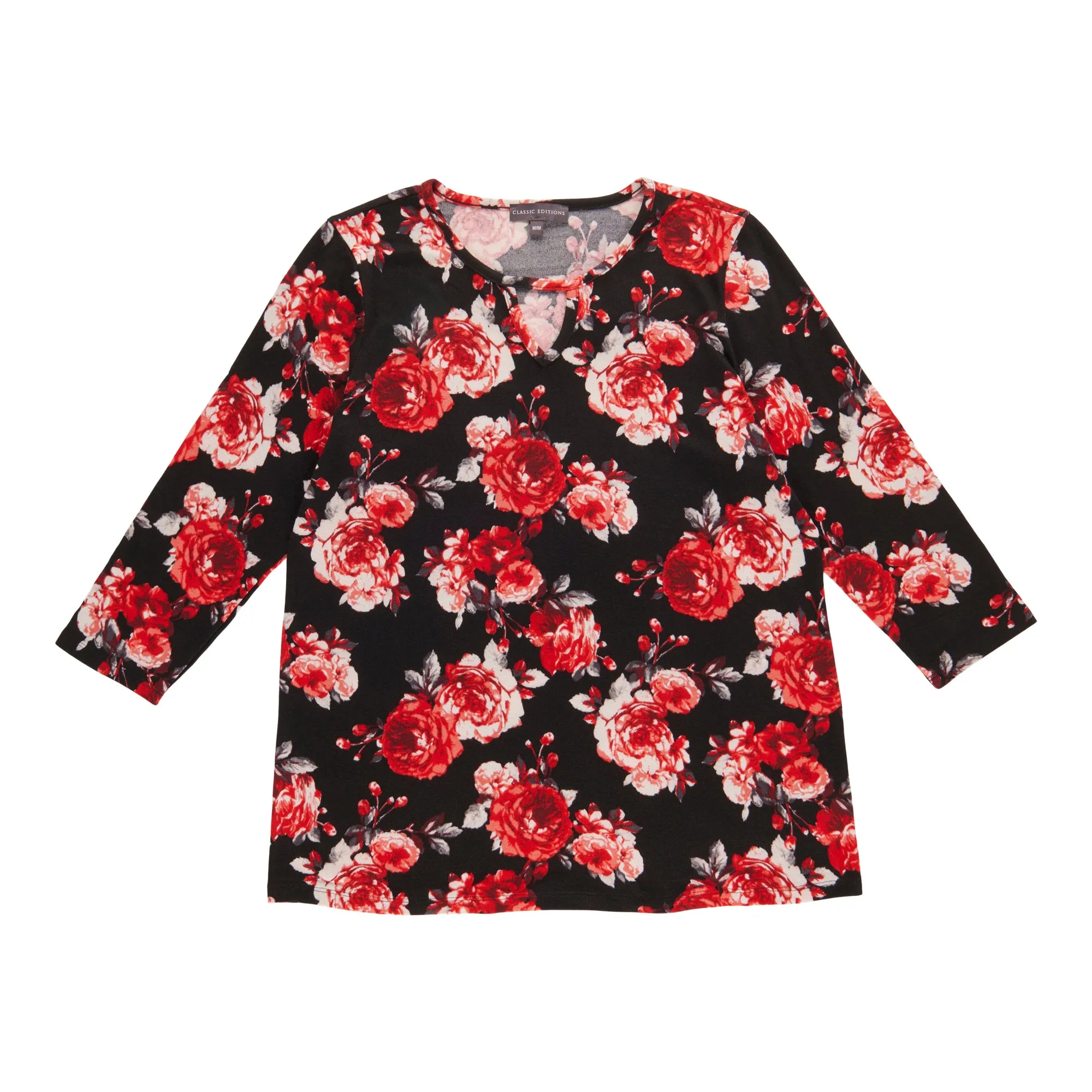 Classic Editions Women's 3/4 Sleeve Keyhole Blouse sold by Giant Tiger product image thumbnail 2